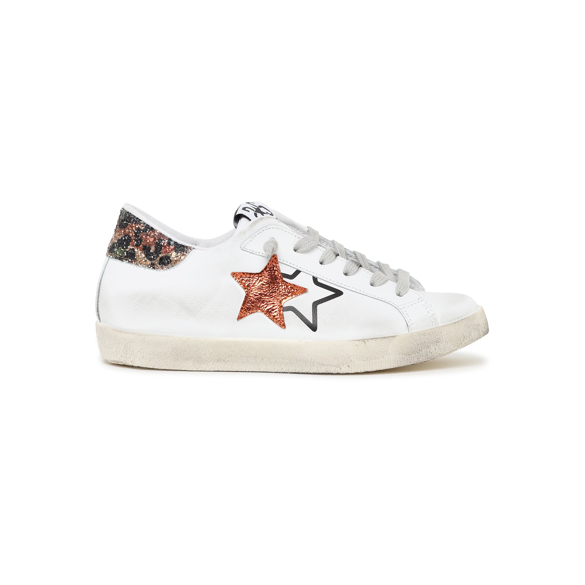 Sneaker 2star - 4023091 white-rame donna 