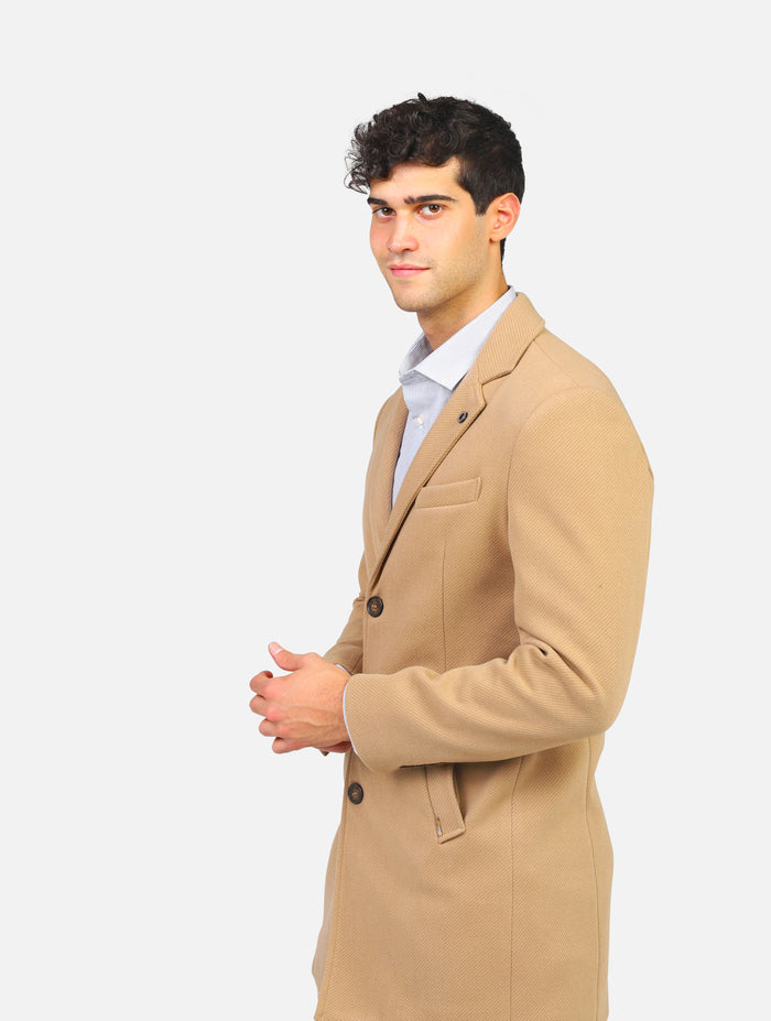 cappotto GIANNI LUPO - GN21671CAMEL