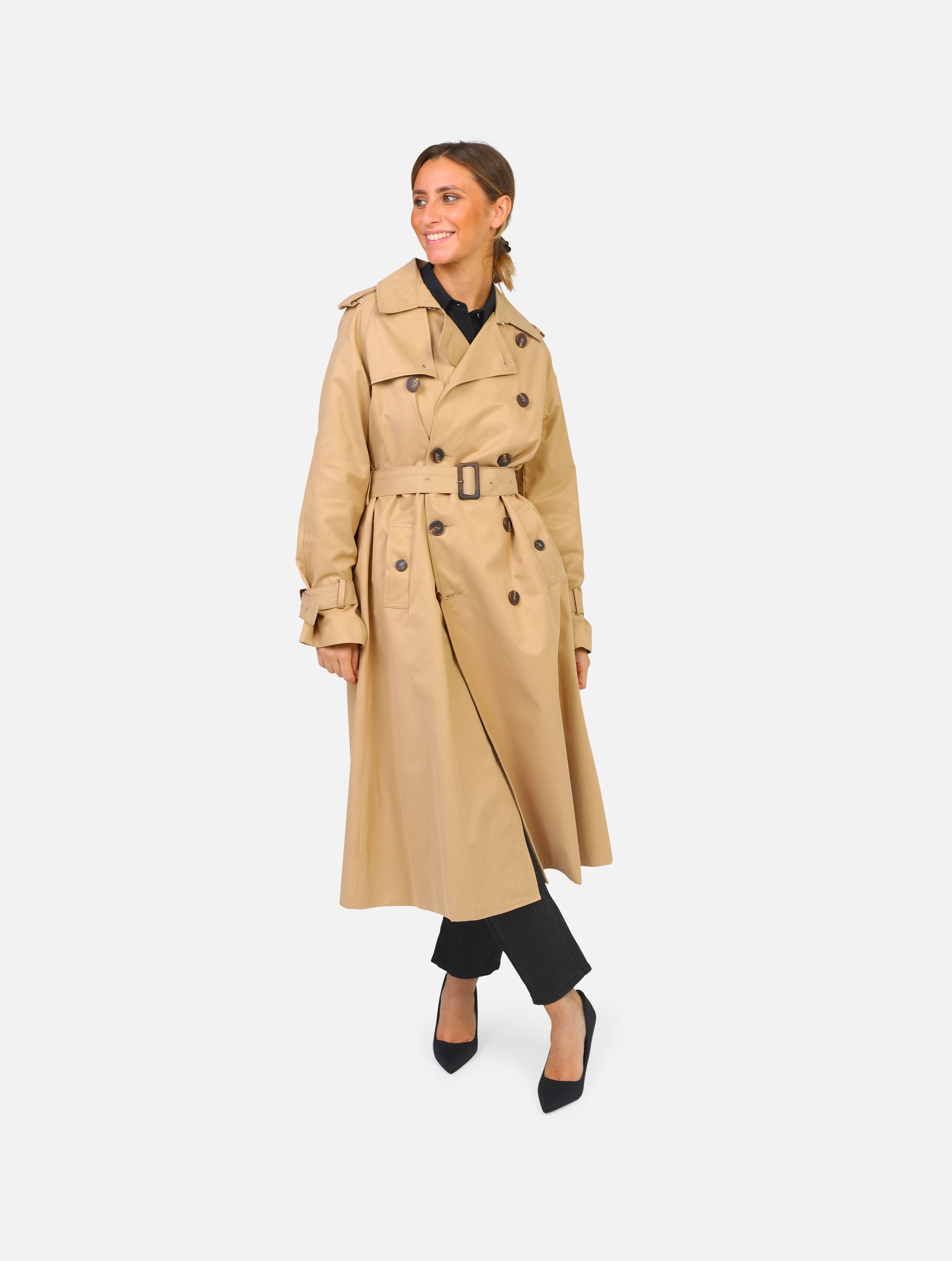 Trench hele -  cammello donna 