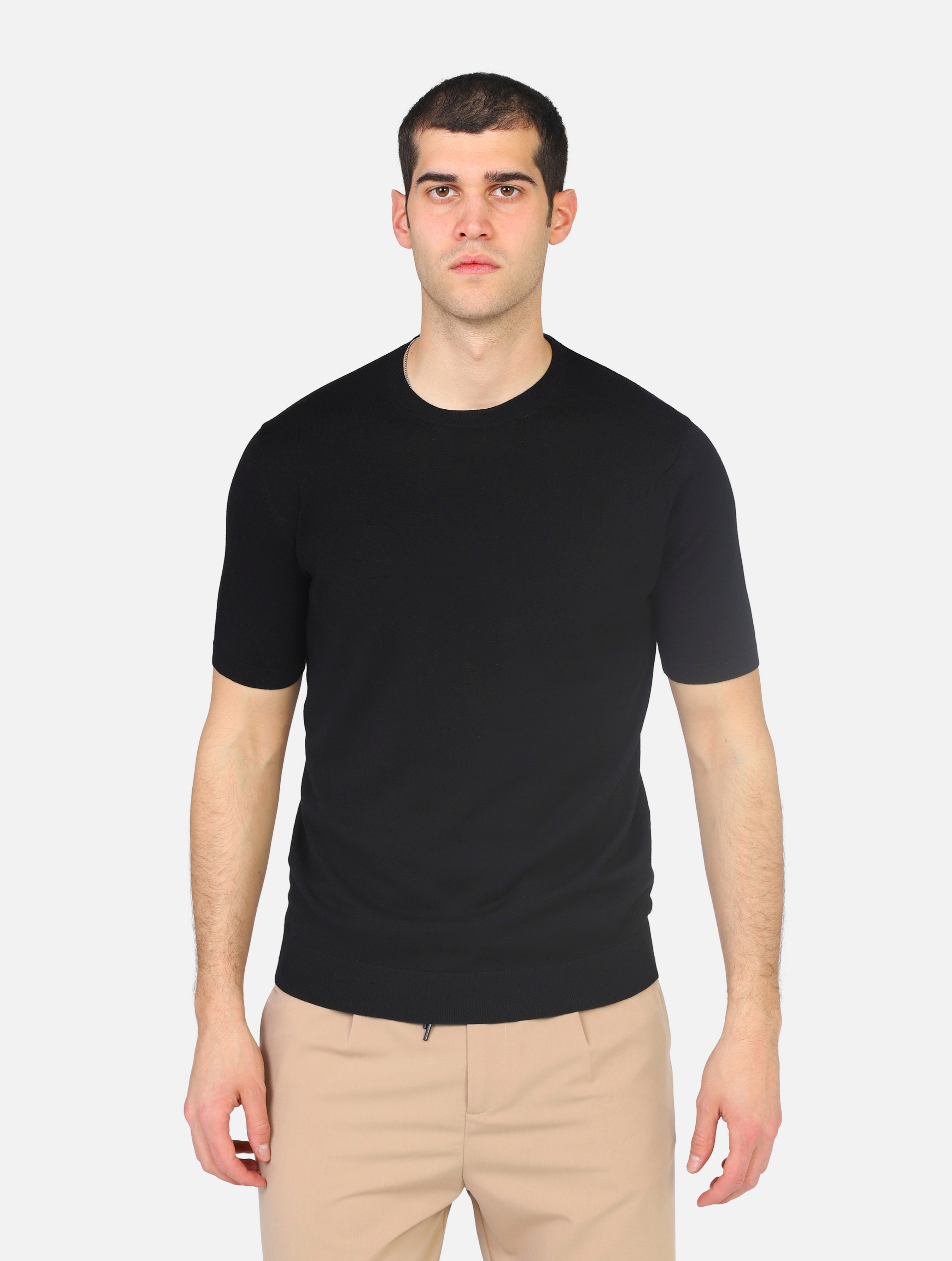 T-shirt markup  nero uomo 