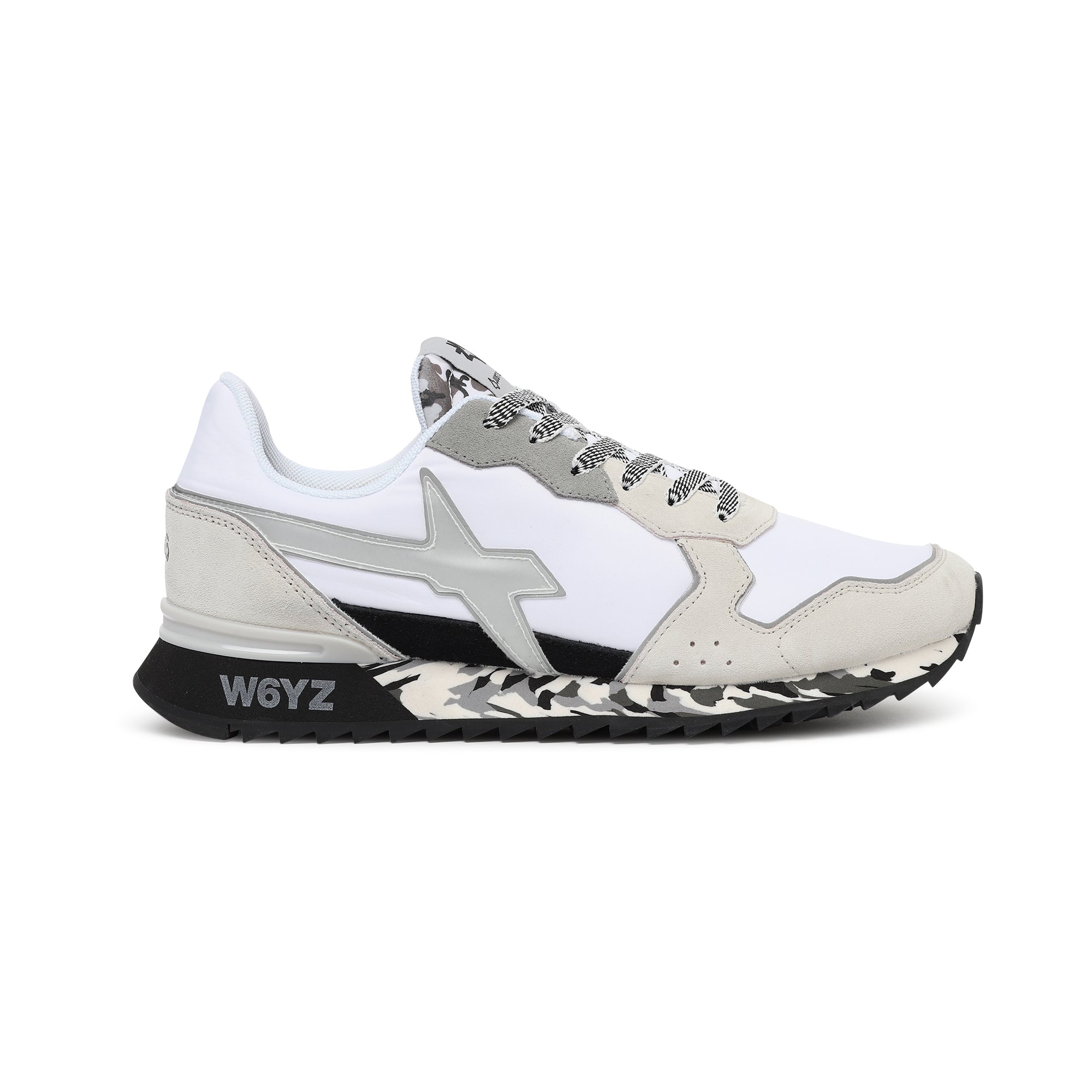 Sneakers w6yz  white-black-grey uomo 