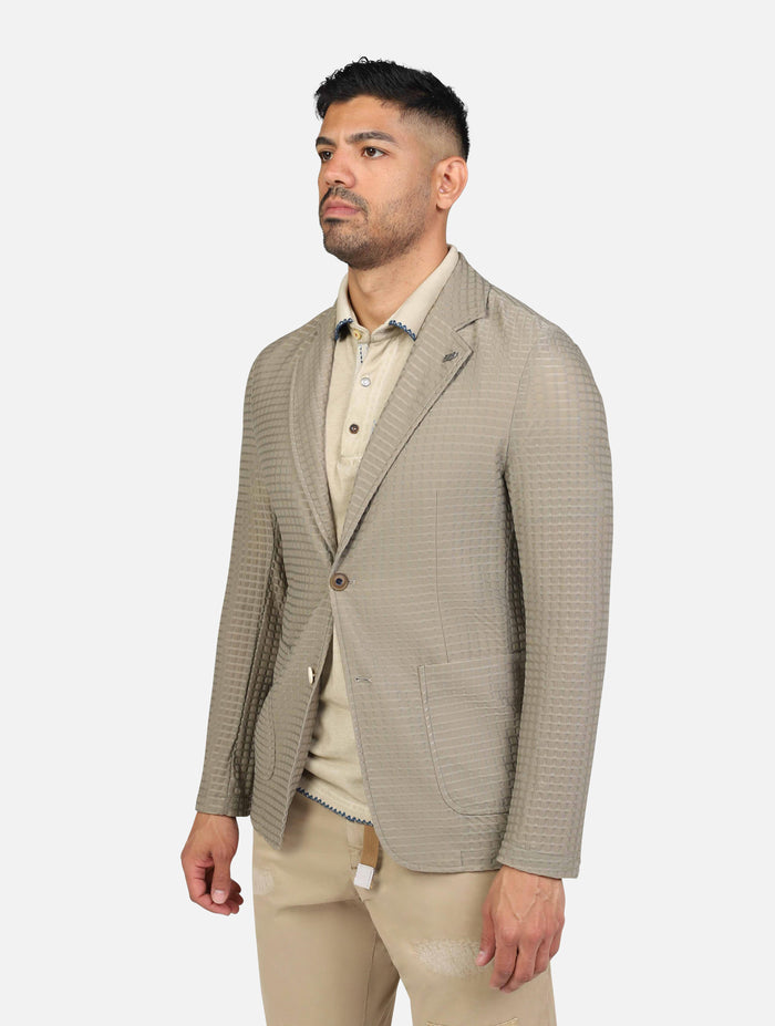 art. drive/m: giacca monopetto con sacchetto