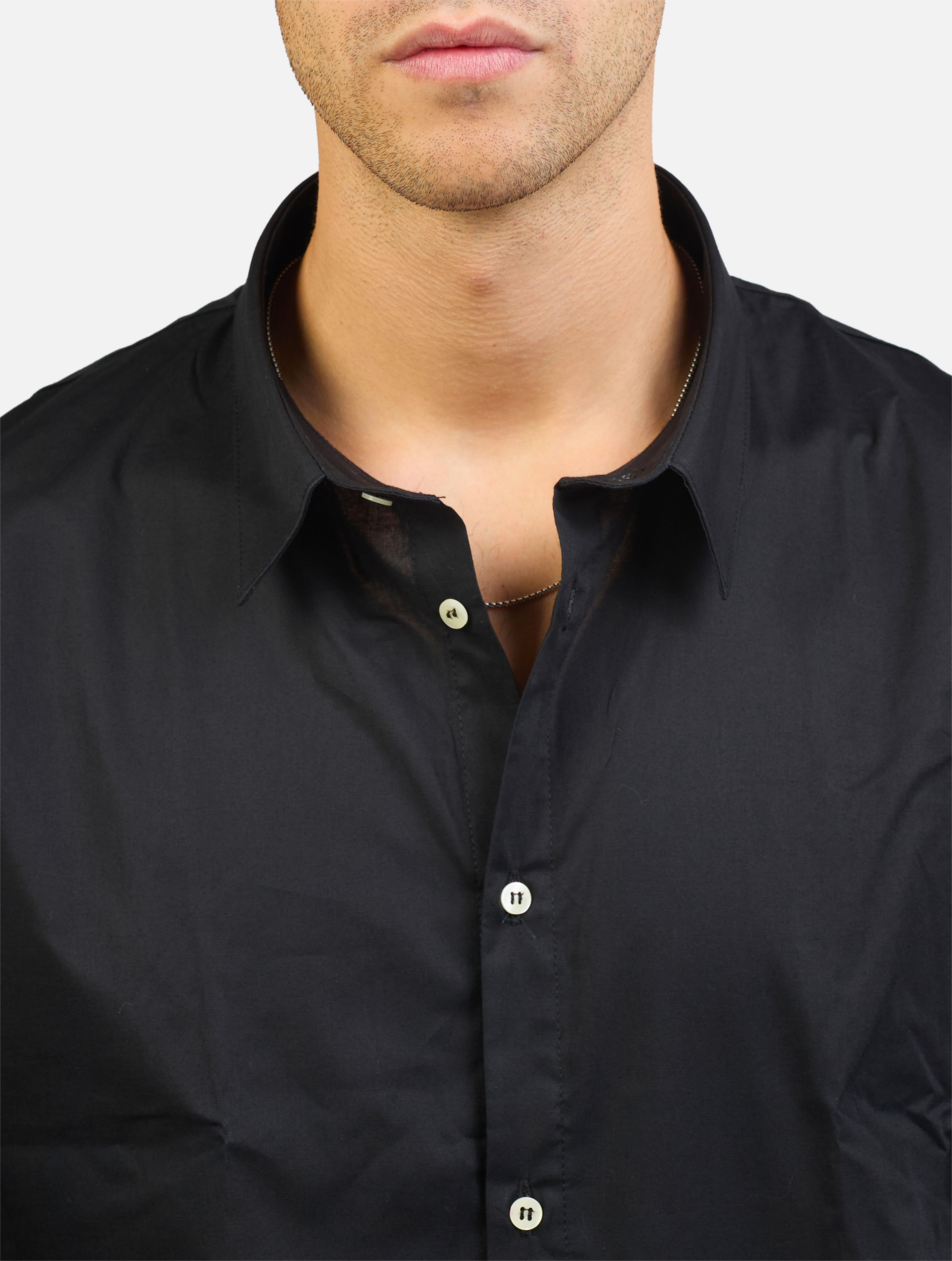 Camicia zuma classica nero man  - 4
