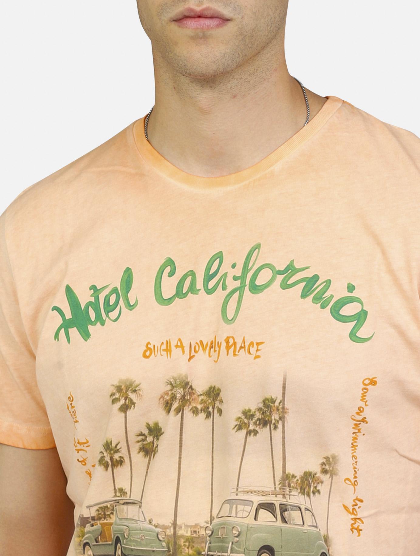 T-shirt bob  albicocca man  - 4