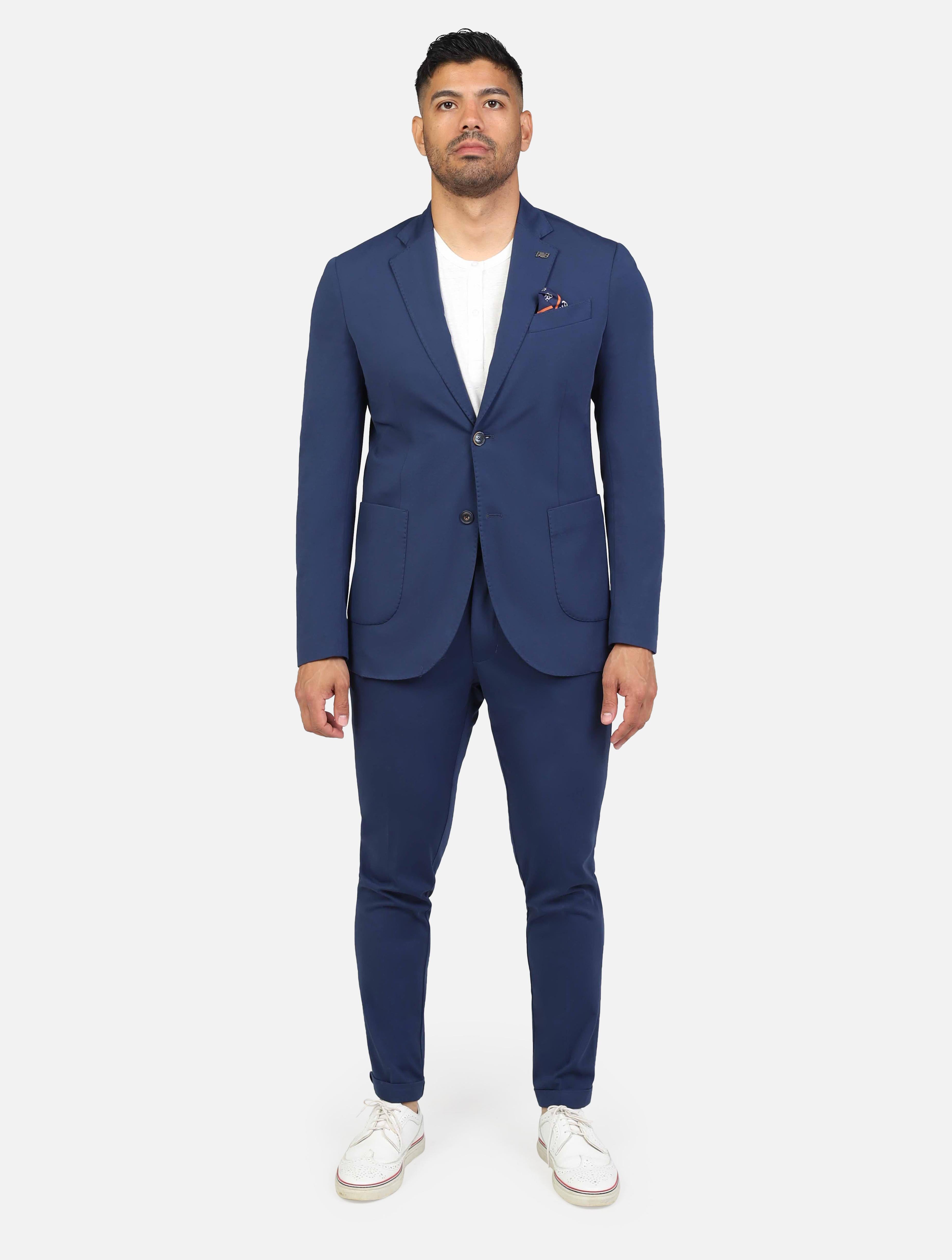 Art suit409: abito da cerimonia con giacca monopetto e pantalone china uomo