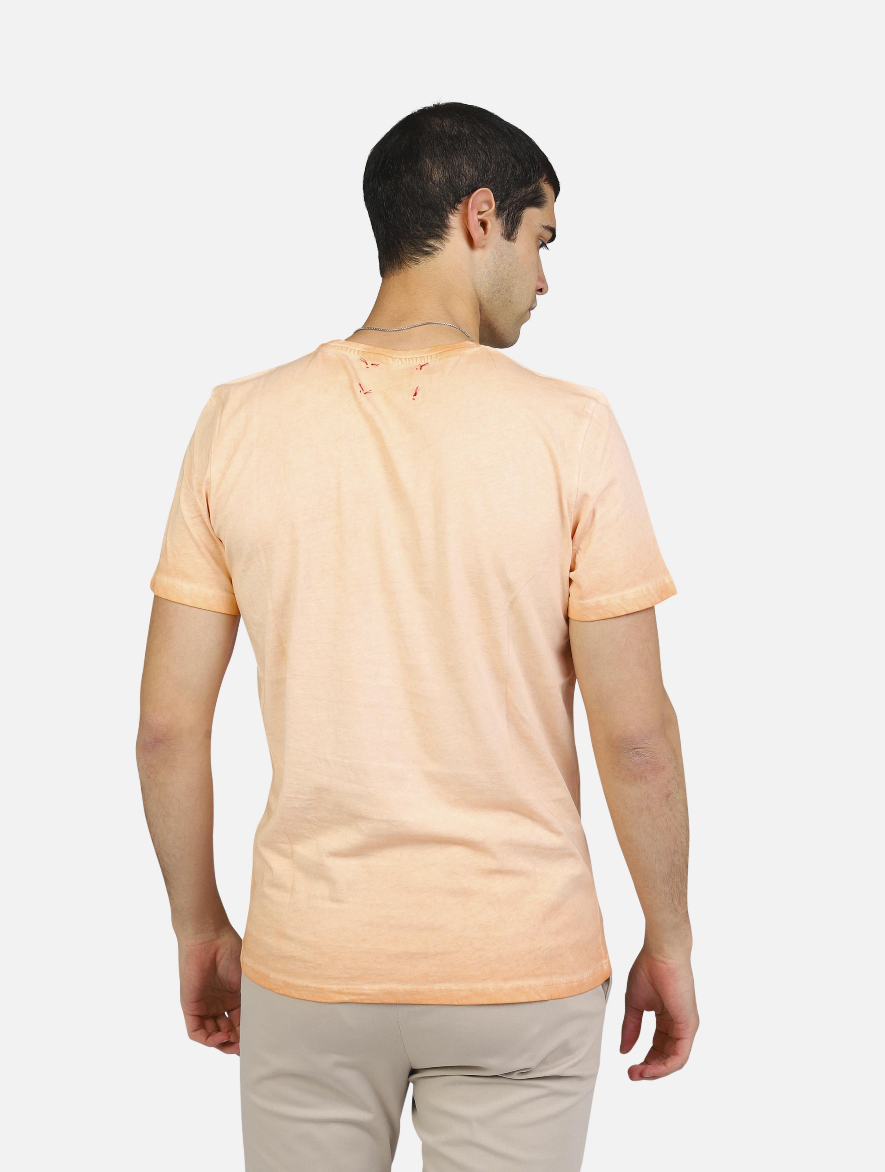 T-shirt bob  albicocca man  - 3