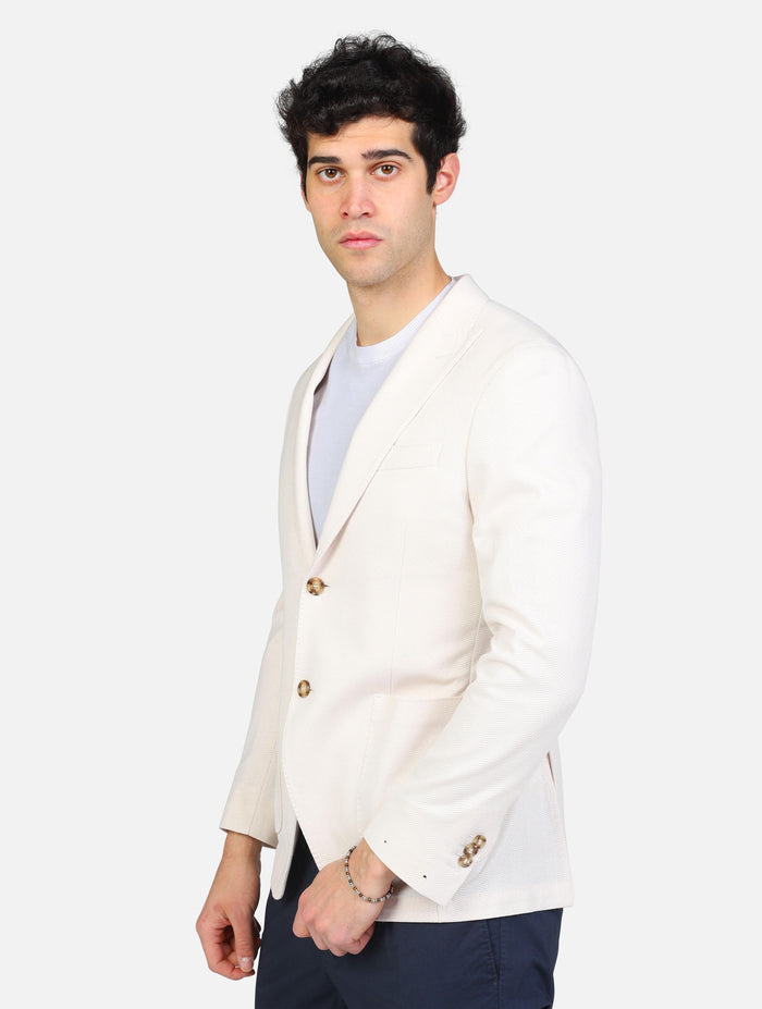 art. aversatjt2: giacca monopetto due bottini e tre tasche