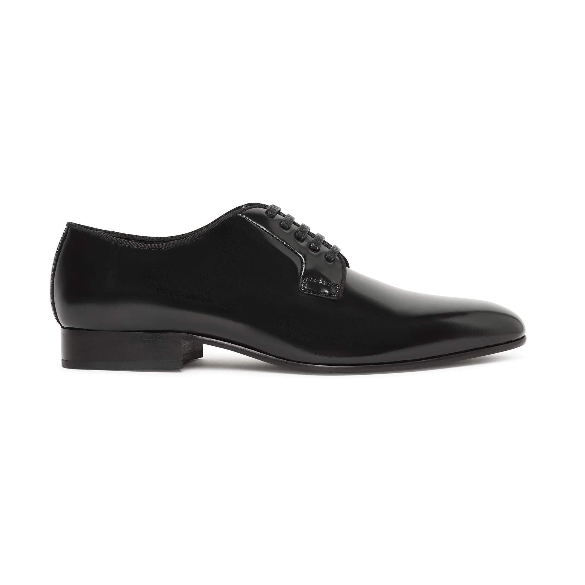 Art 3830q501: scarpe in vera pelle nero uomo
