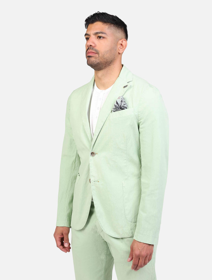 art. rich439: giacca monopetto seersucker, due bottoni