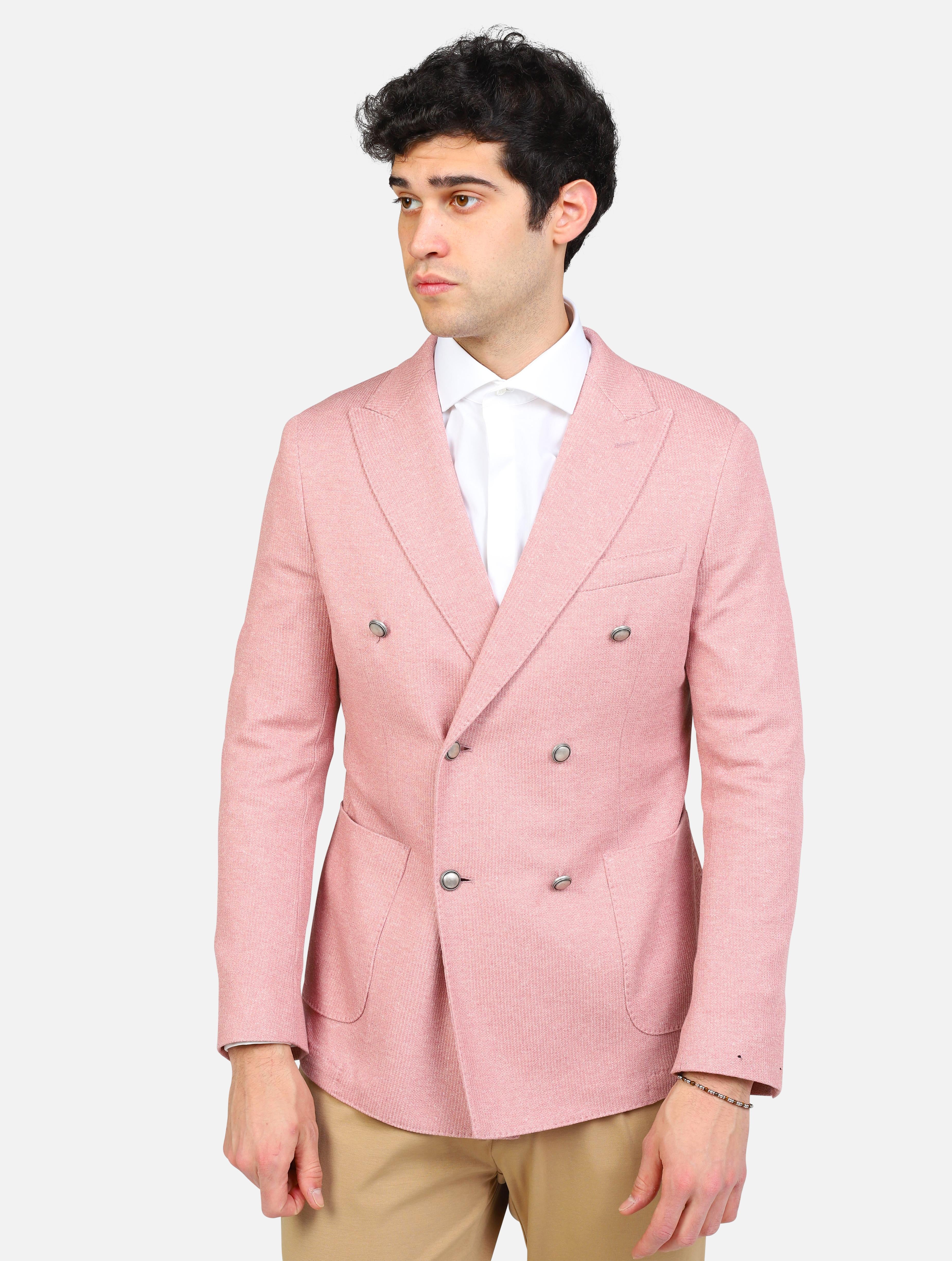 art. casertatjgg26: giacca doppio petto tre tasche