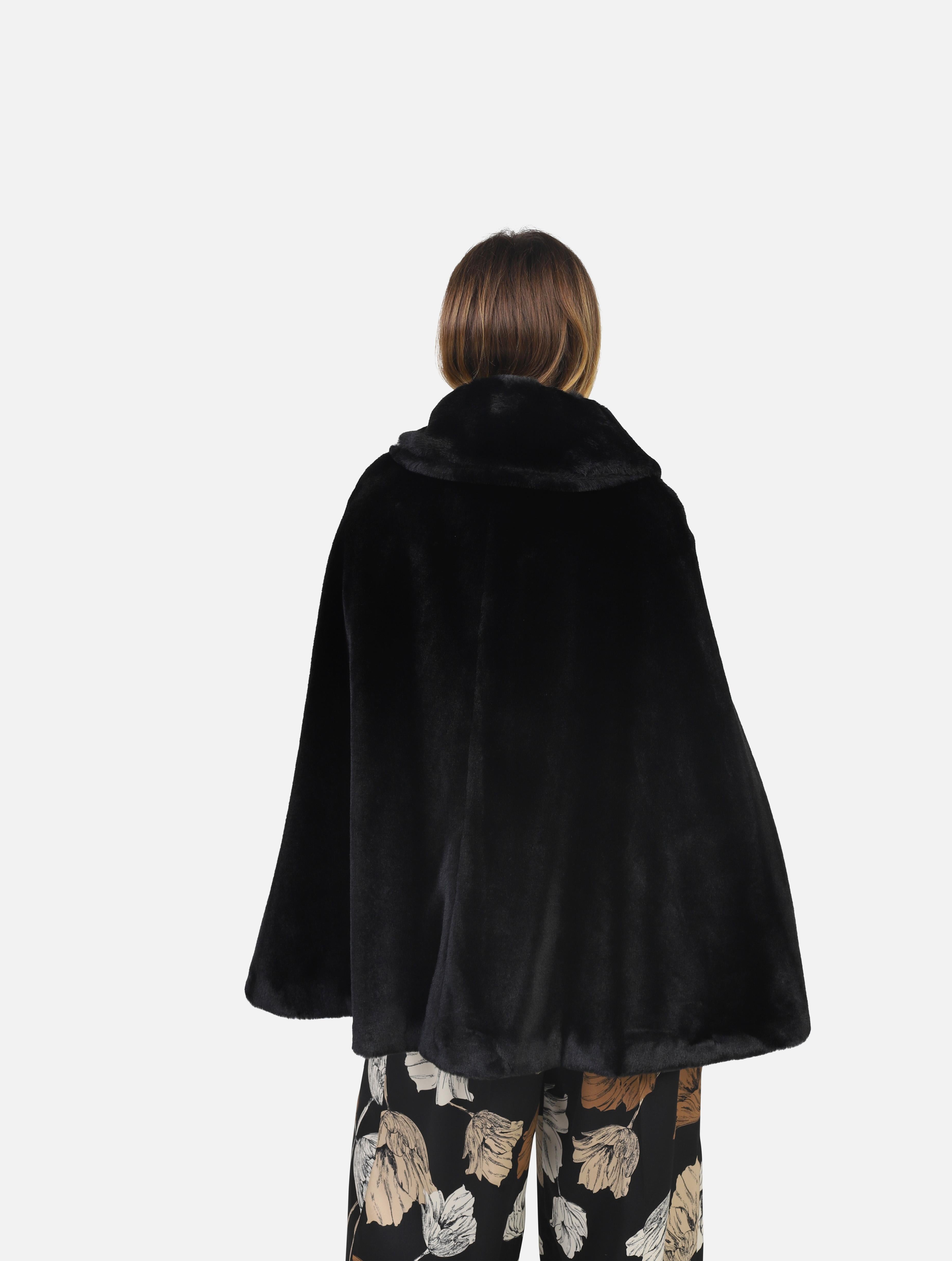 Cappa twinset - 232li23nn nero nero donna  - 6