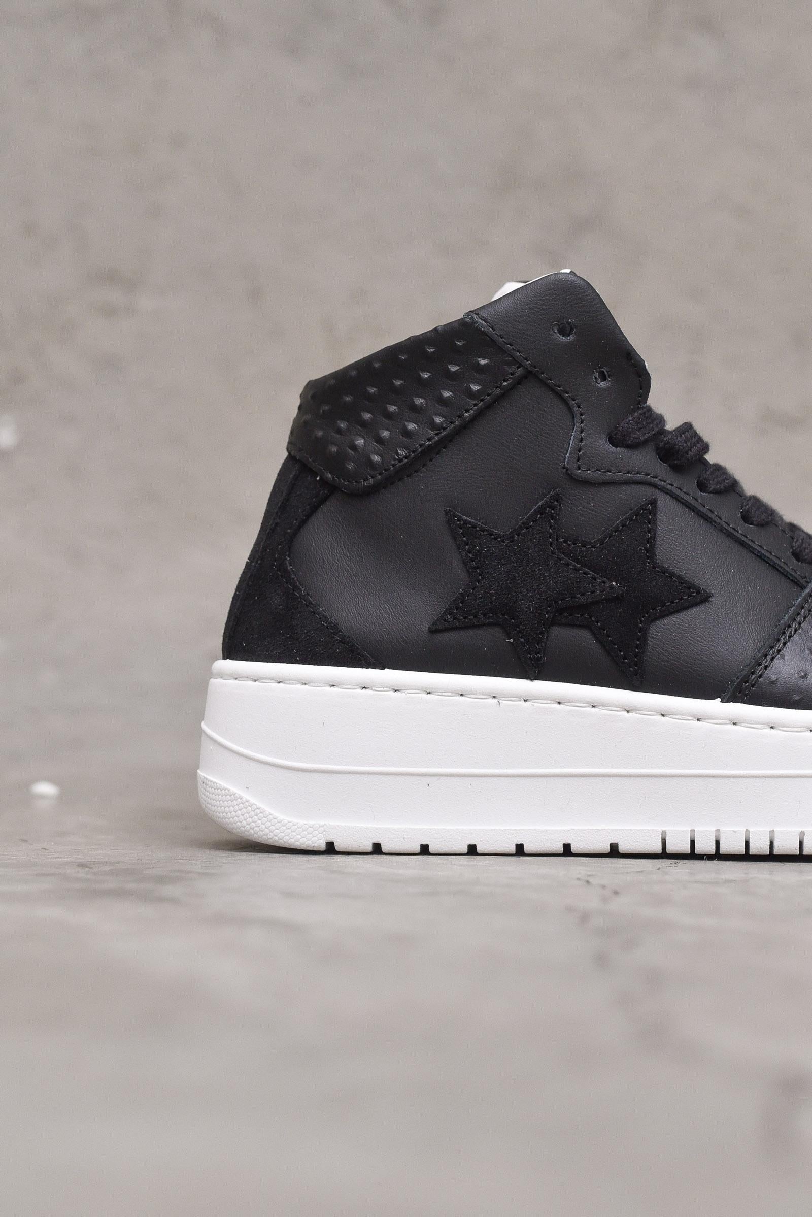 Scarpa sneaker donna queen high  black woman  - 2