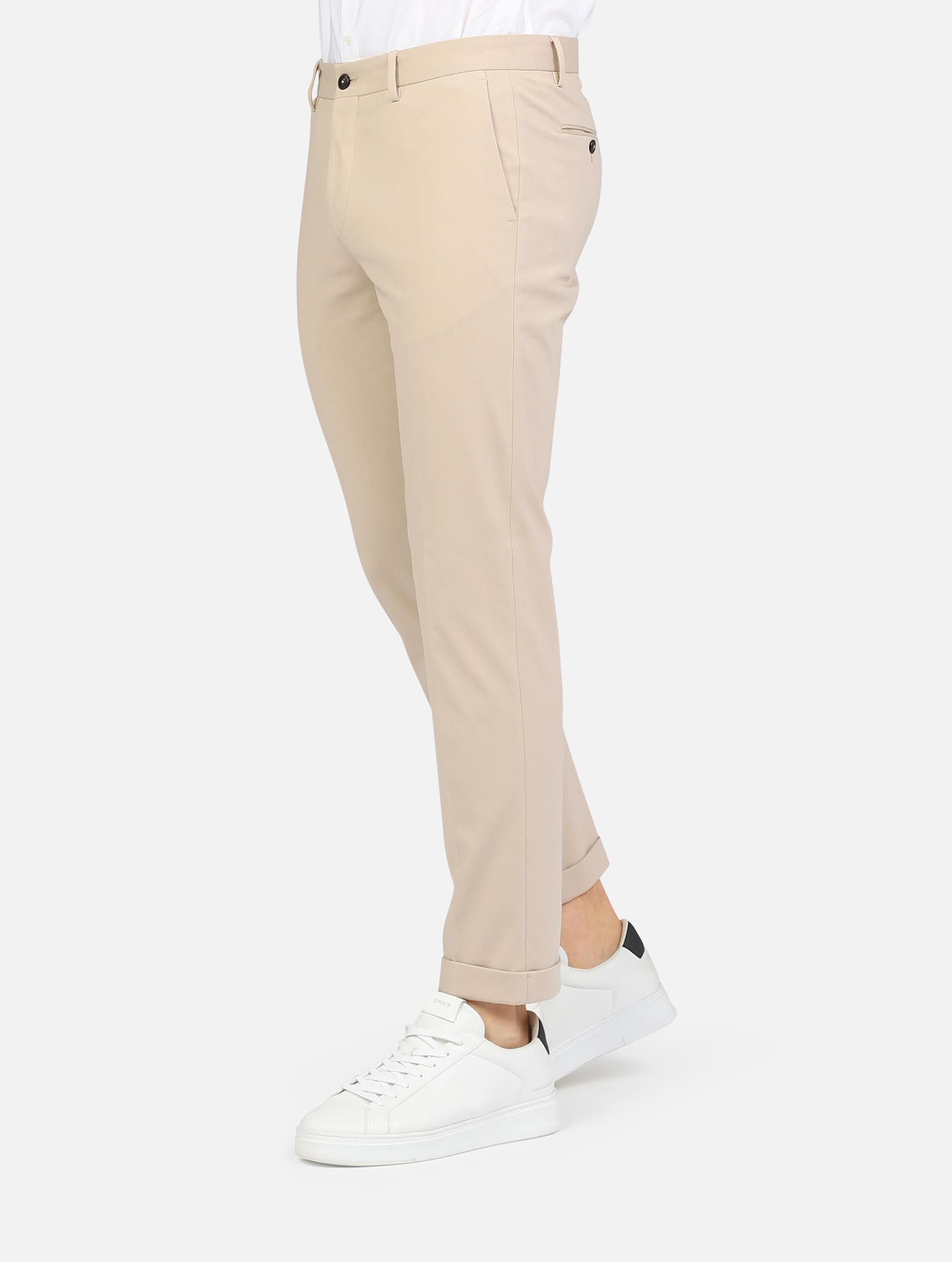Pantalone outfit  beige uomo  - 2