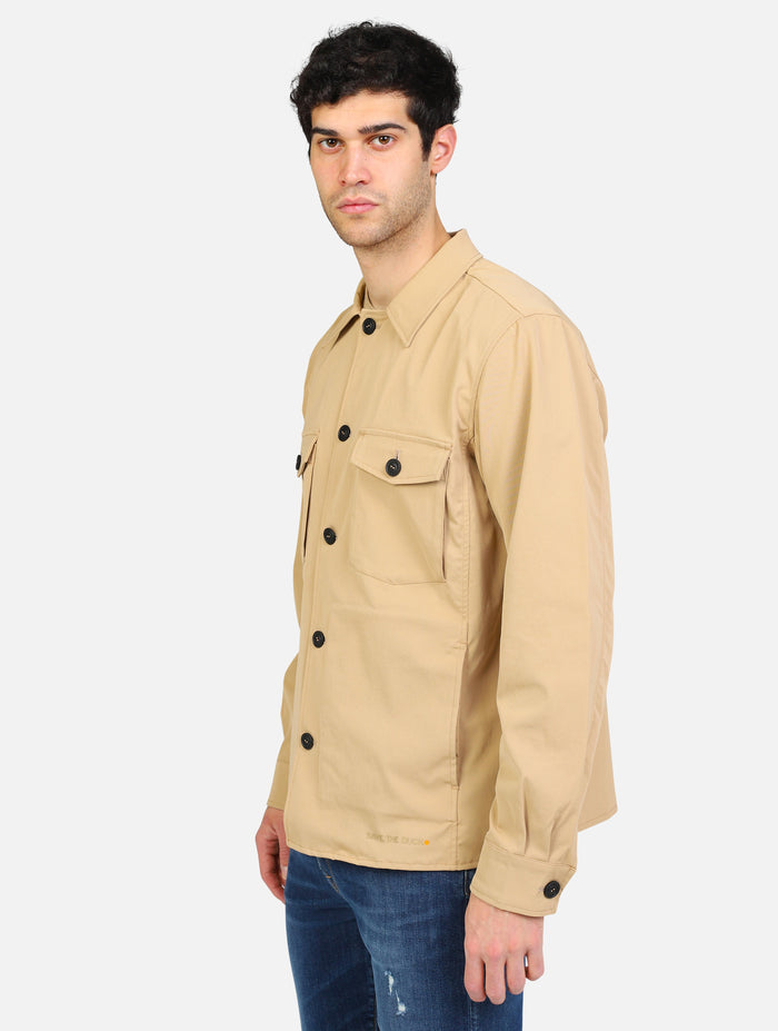 art. d72067m: giubbotto in poliestere chiusura a cinque bottoni e due taschini anteriori, tasche a taglio