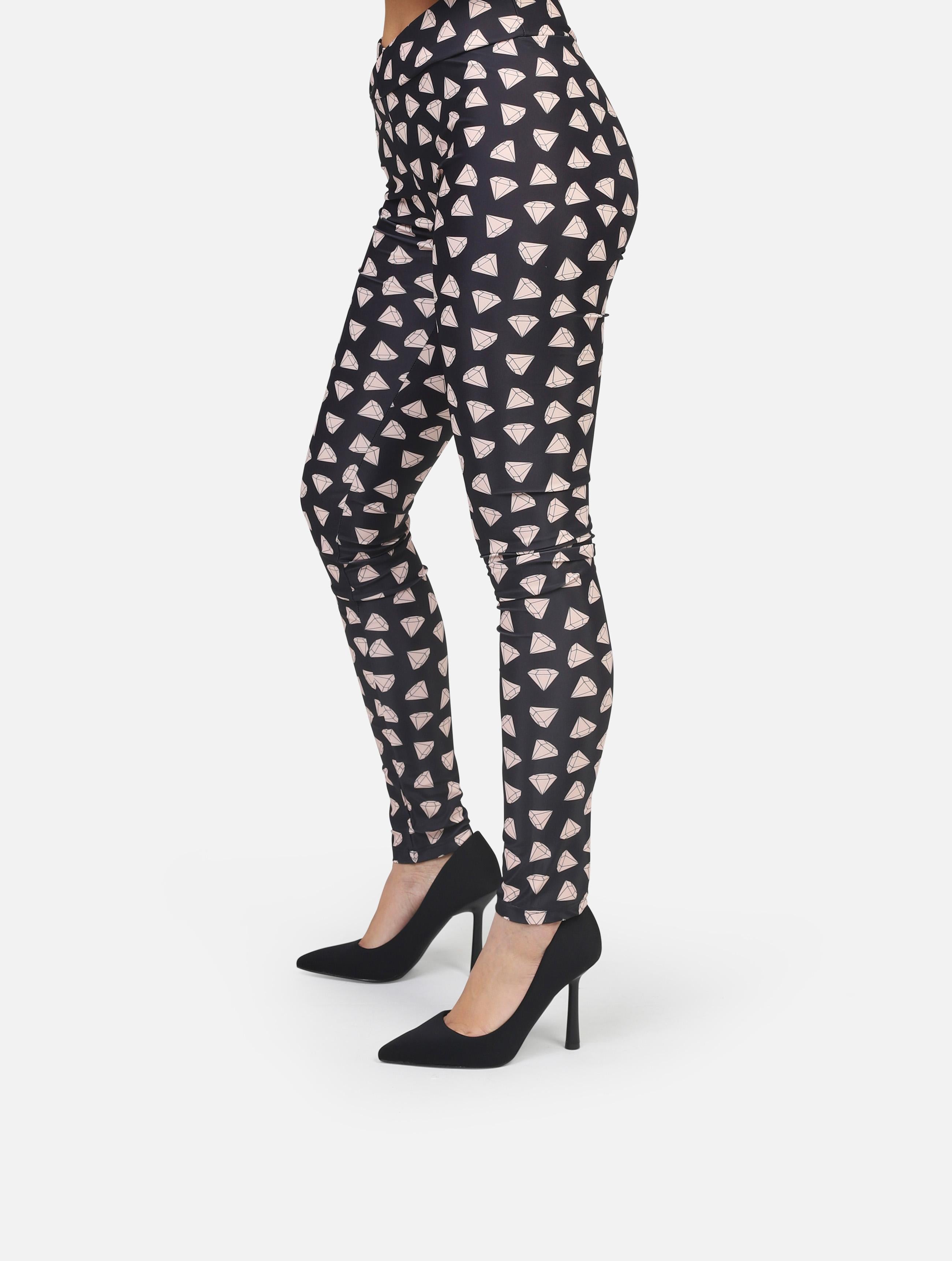 Pantalone aniye by - 181583 leggins rendaldiamond b diamond black donna  - 2