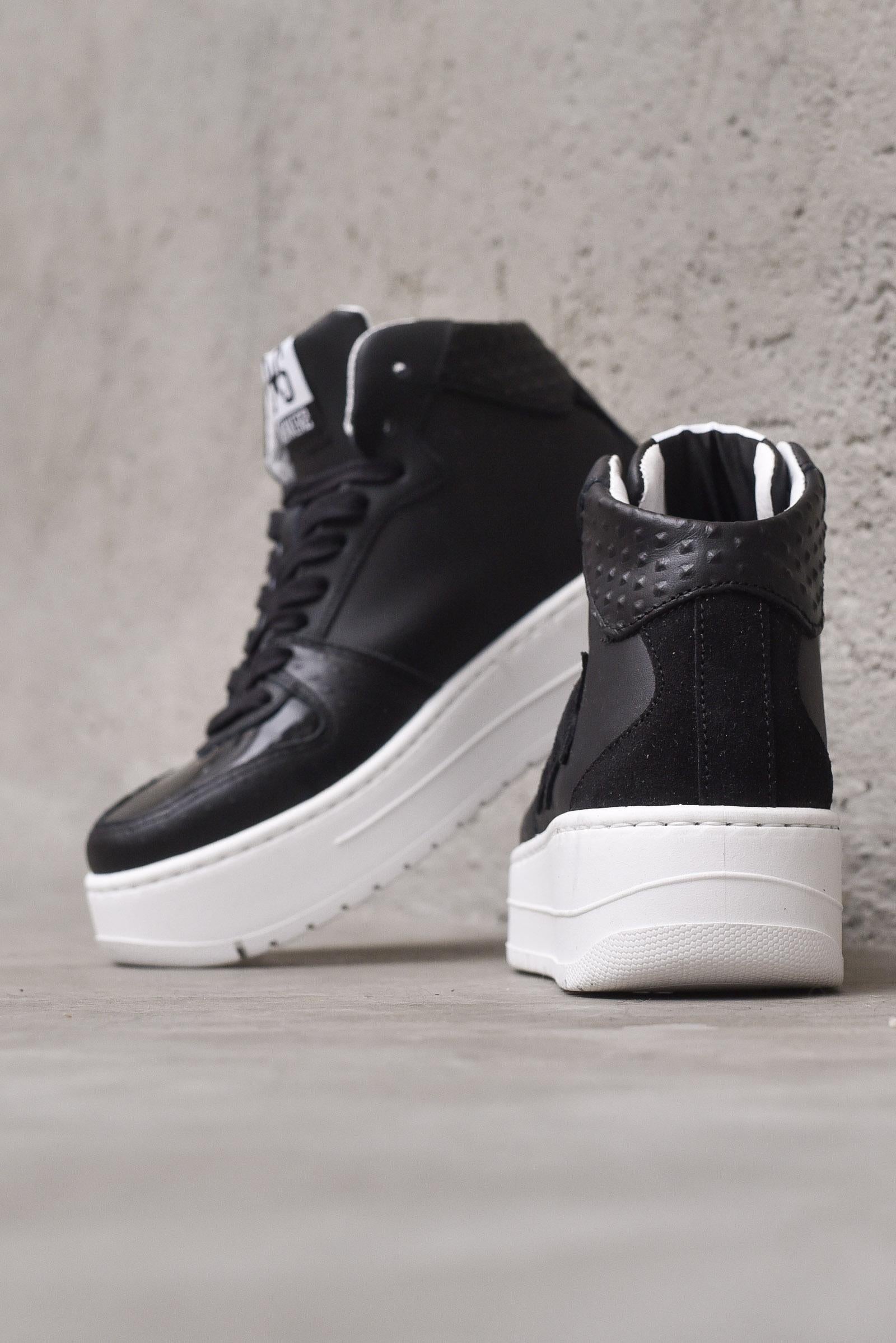 Scarpa sneaker donna queen high  black woman  - 1