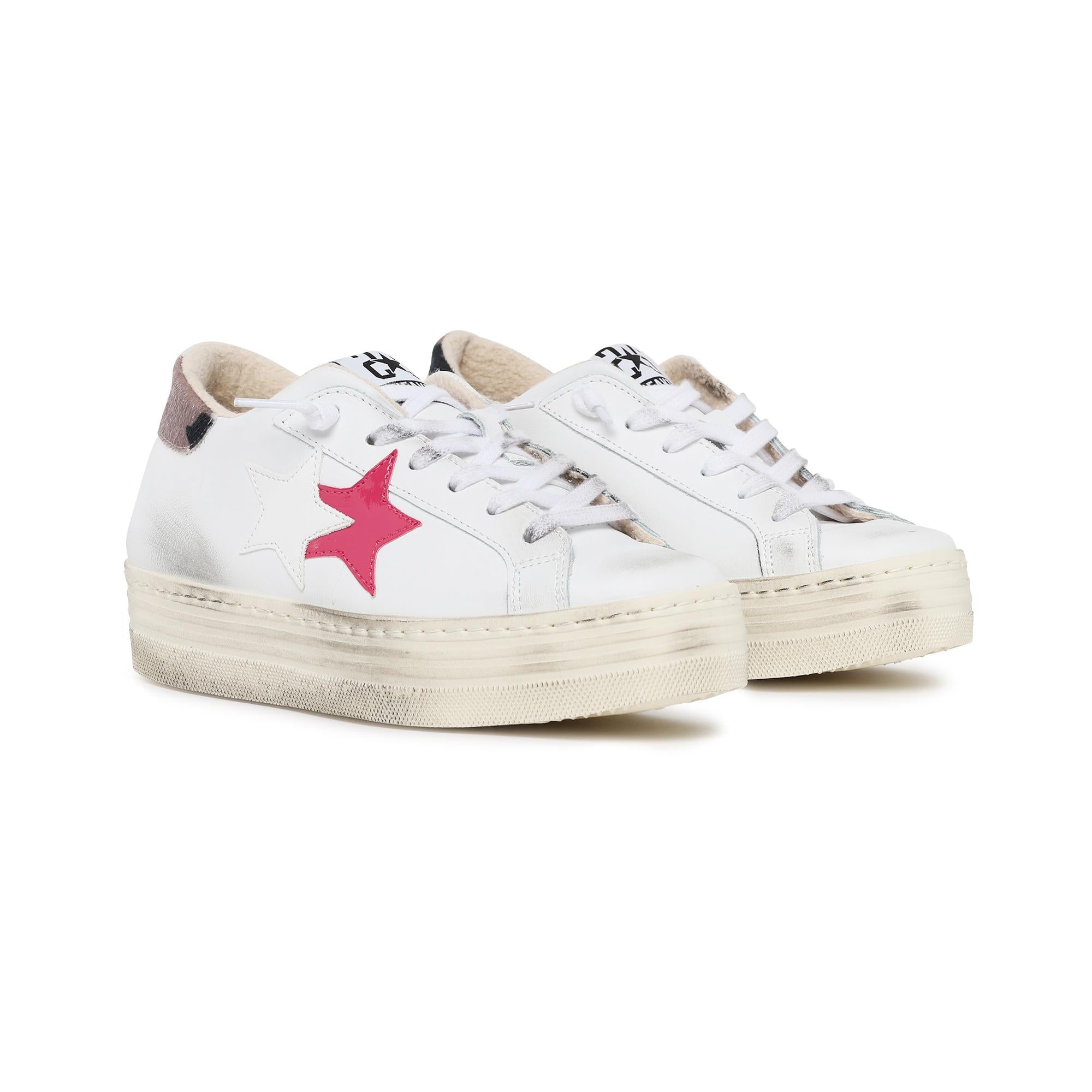 Scarpe 2star -  white-pink-beige donna  - 4