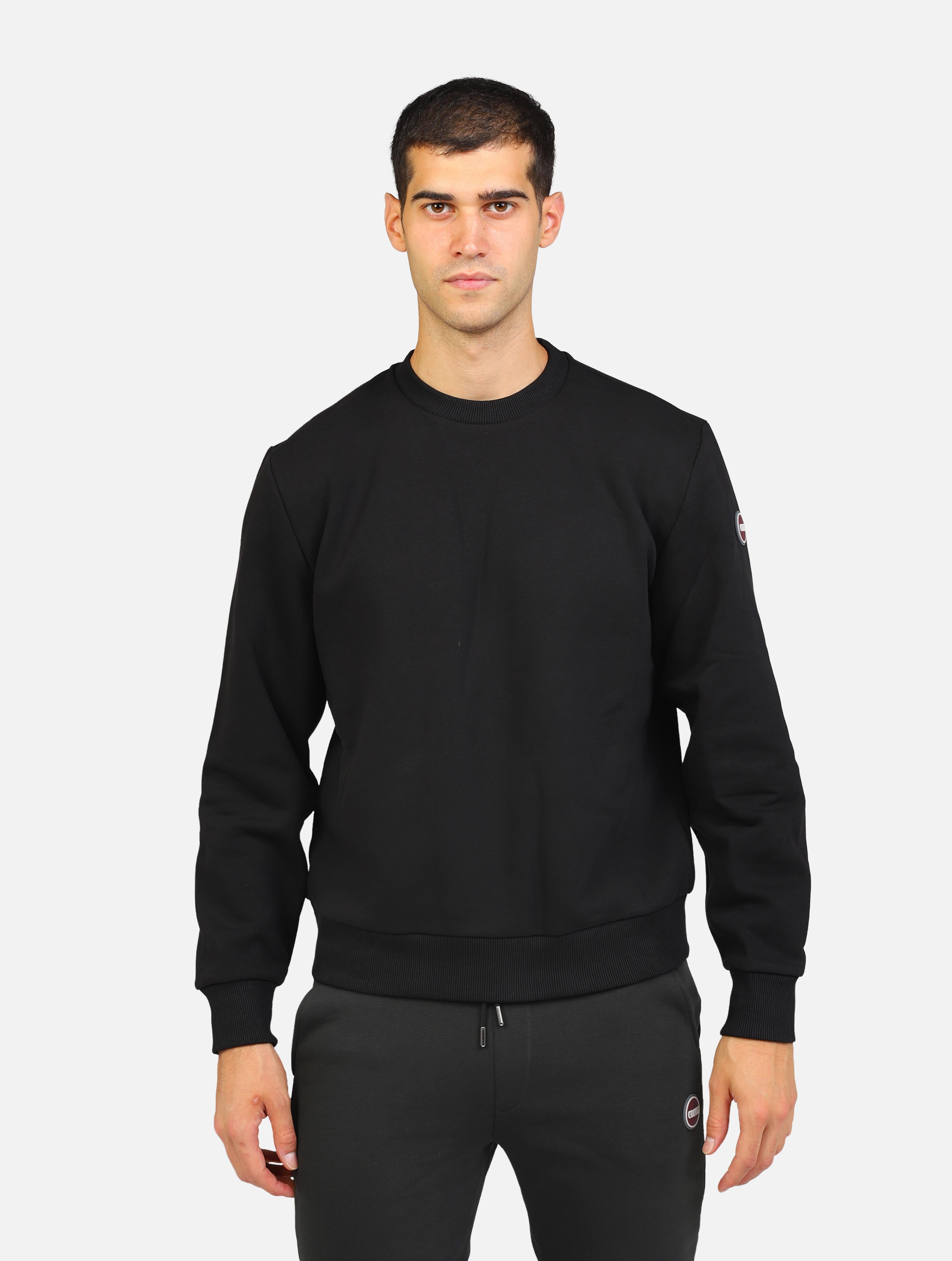 Felpa colmar  nero uomo