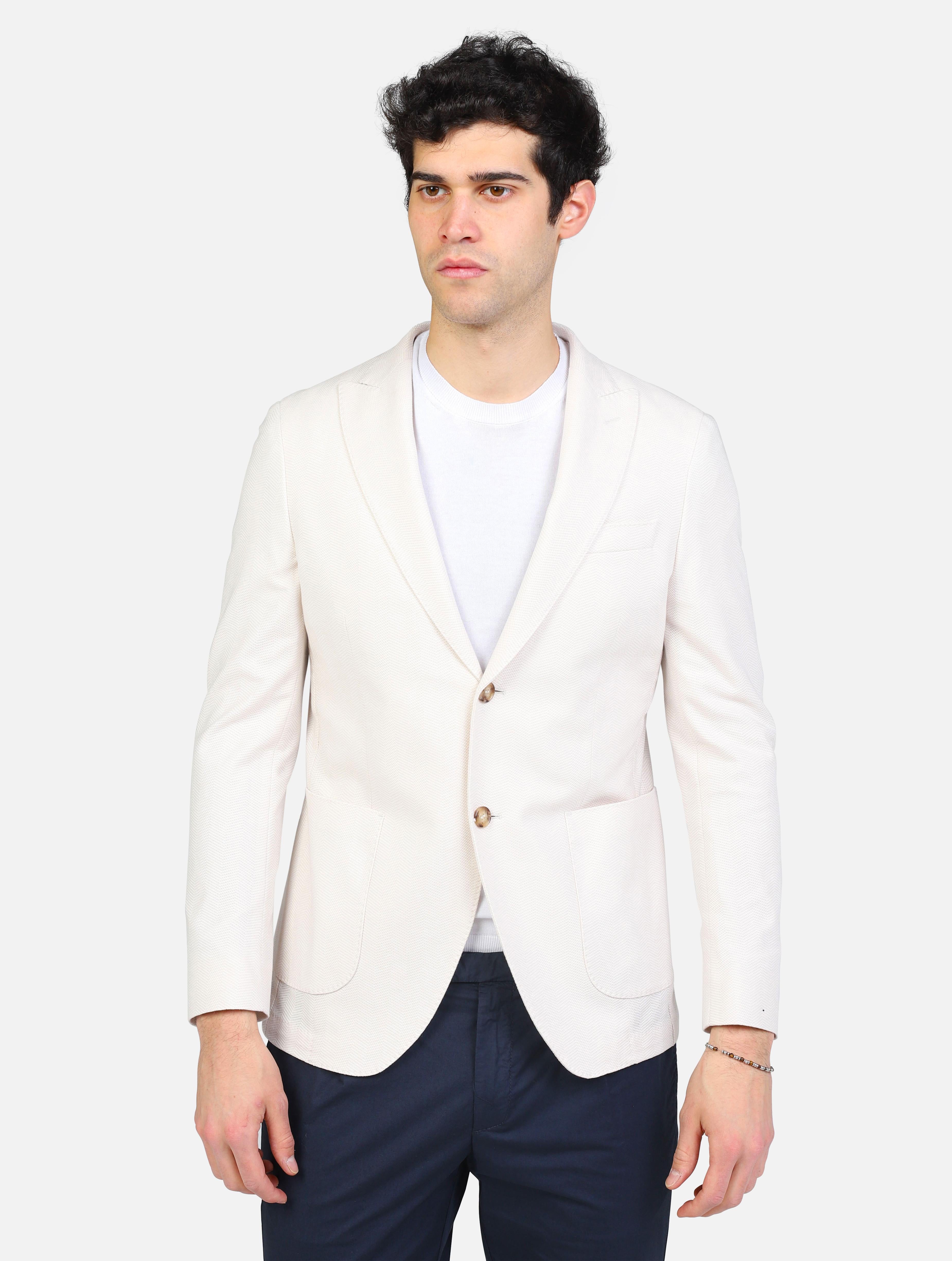 art. aversatjt2: giacca monopetto due bottini e tre tasche