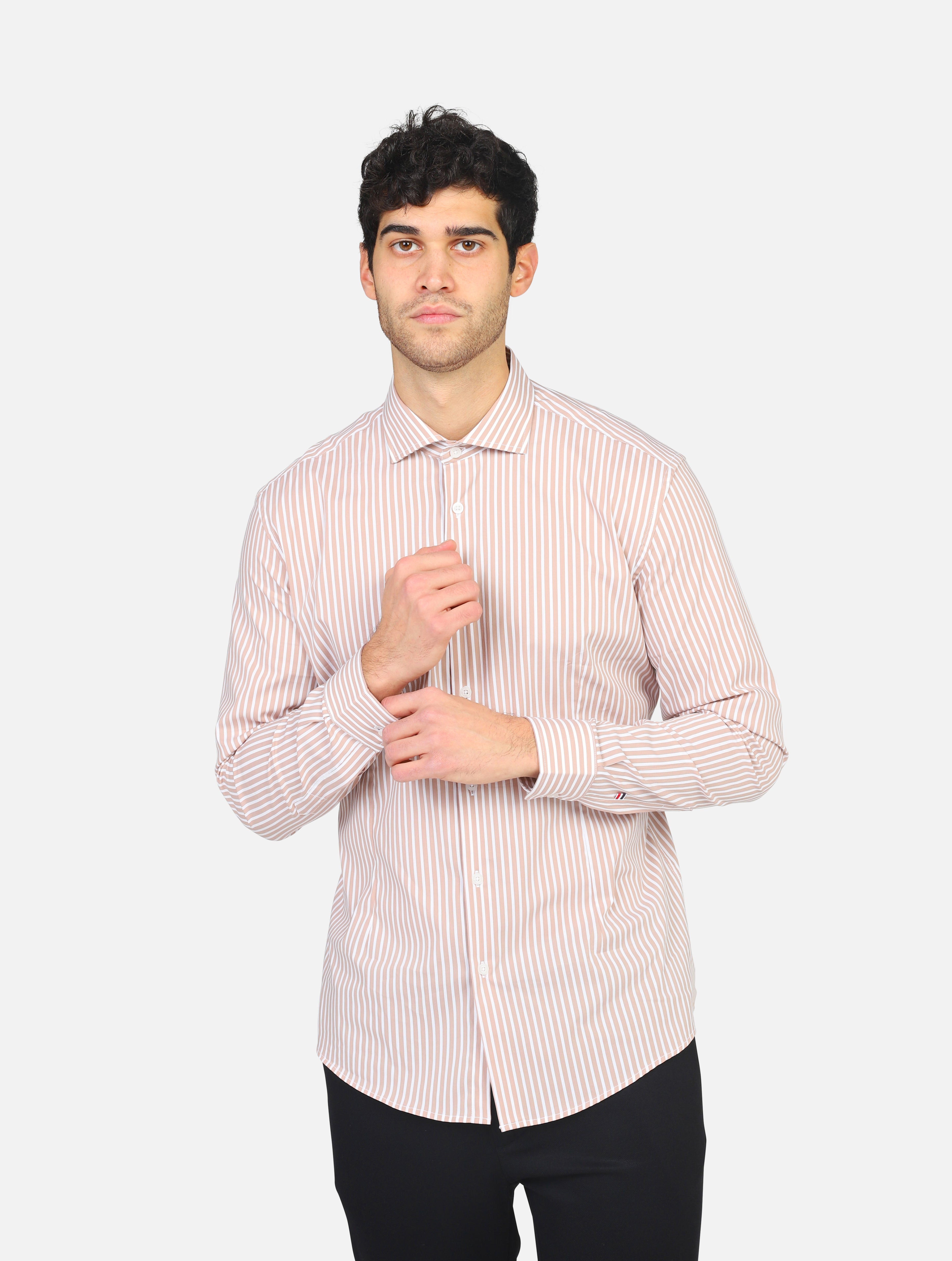 camicia DANIELE ALESSANDRINI - C1657R13364307BEIGE