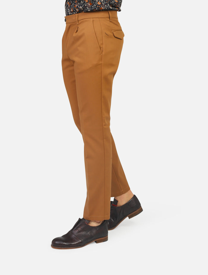 pantalone GIANNI LUPO - GN21693TOBACCO