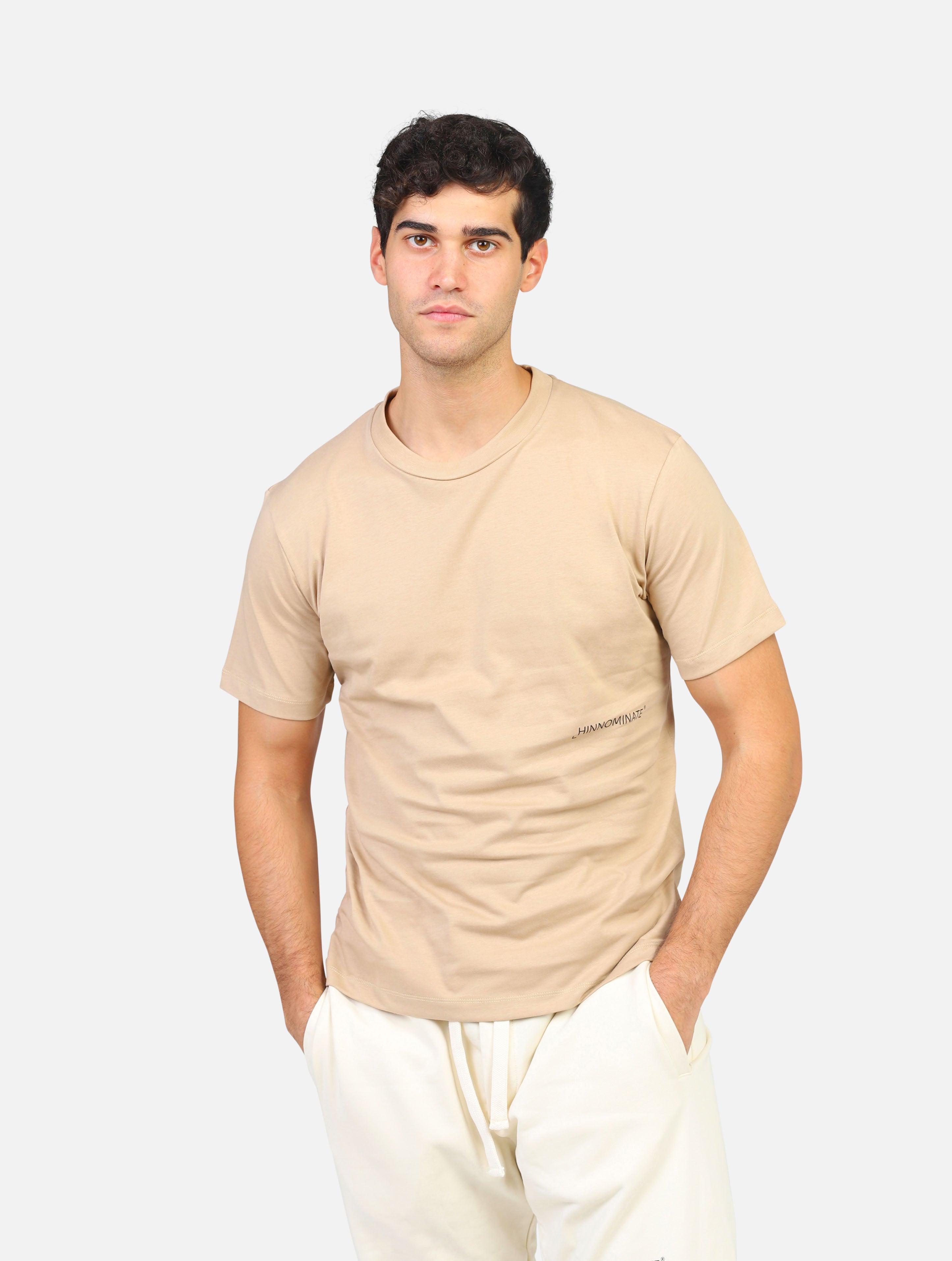 t-shirt HINNOMINATE - HNM246NOCCIOLA