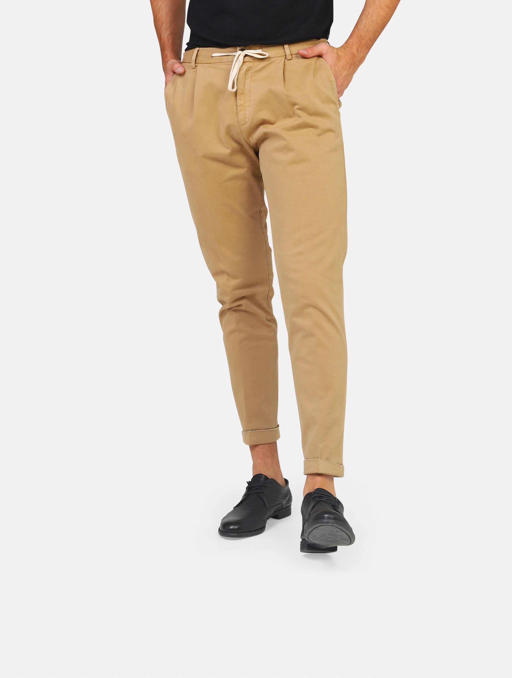 Pantalone outfit -  camel uomo 