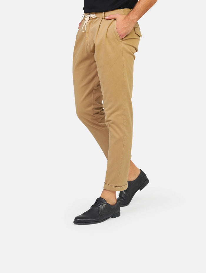 pantalone OUTFIT - OF1CT00P003CAMEL