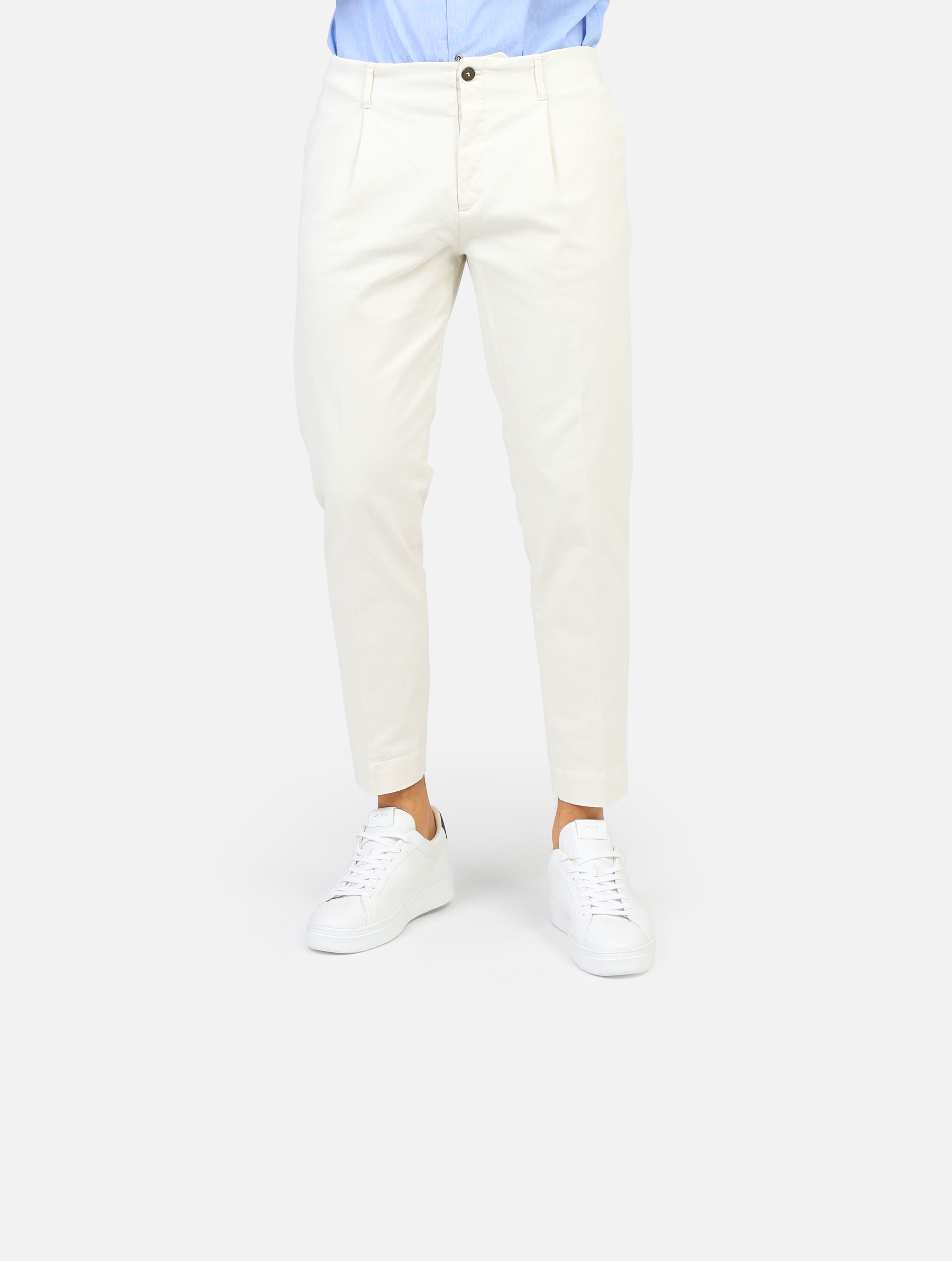pantalone OUTFIT - OF1F2W3P008OFF WHITE
