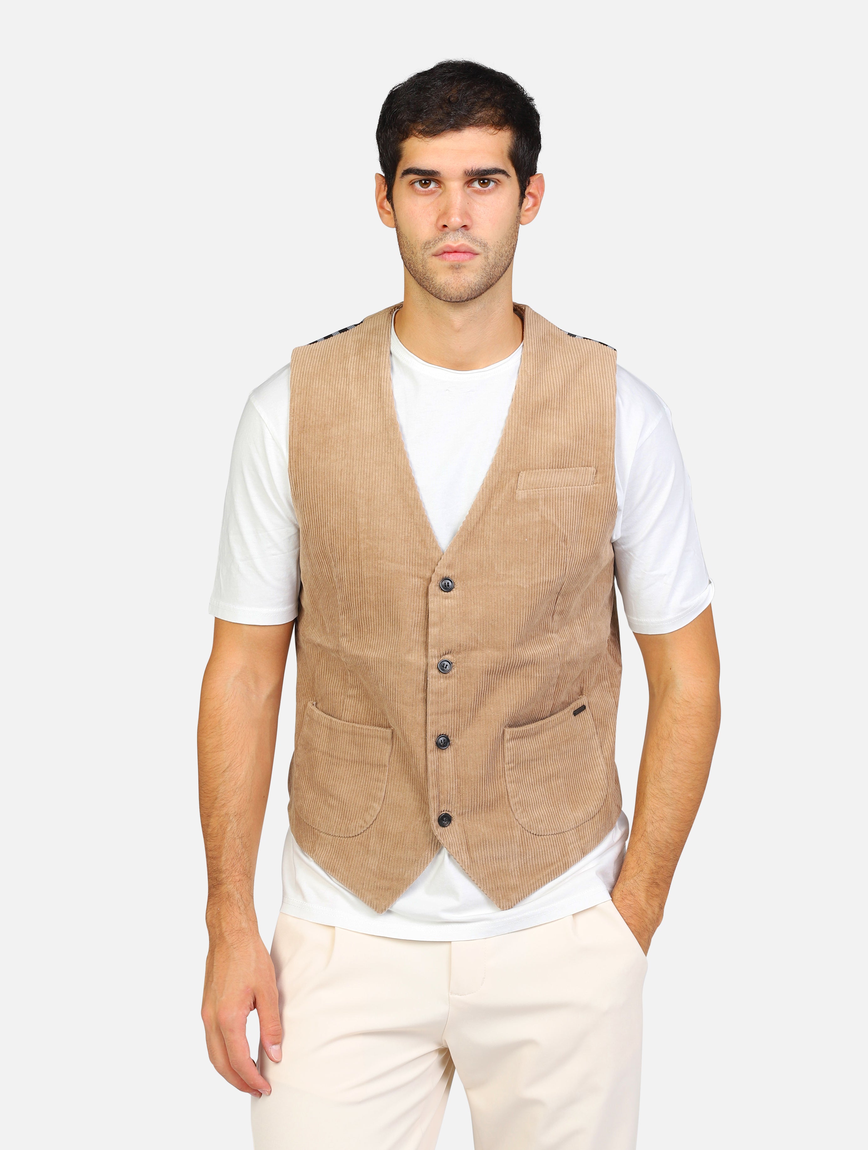 gilet in velluto