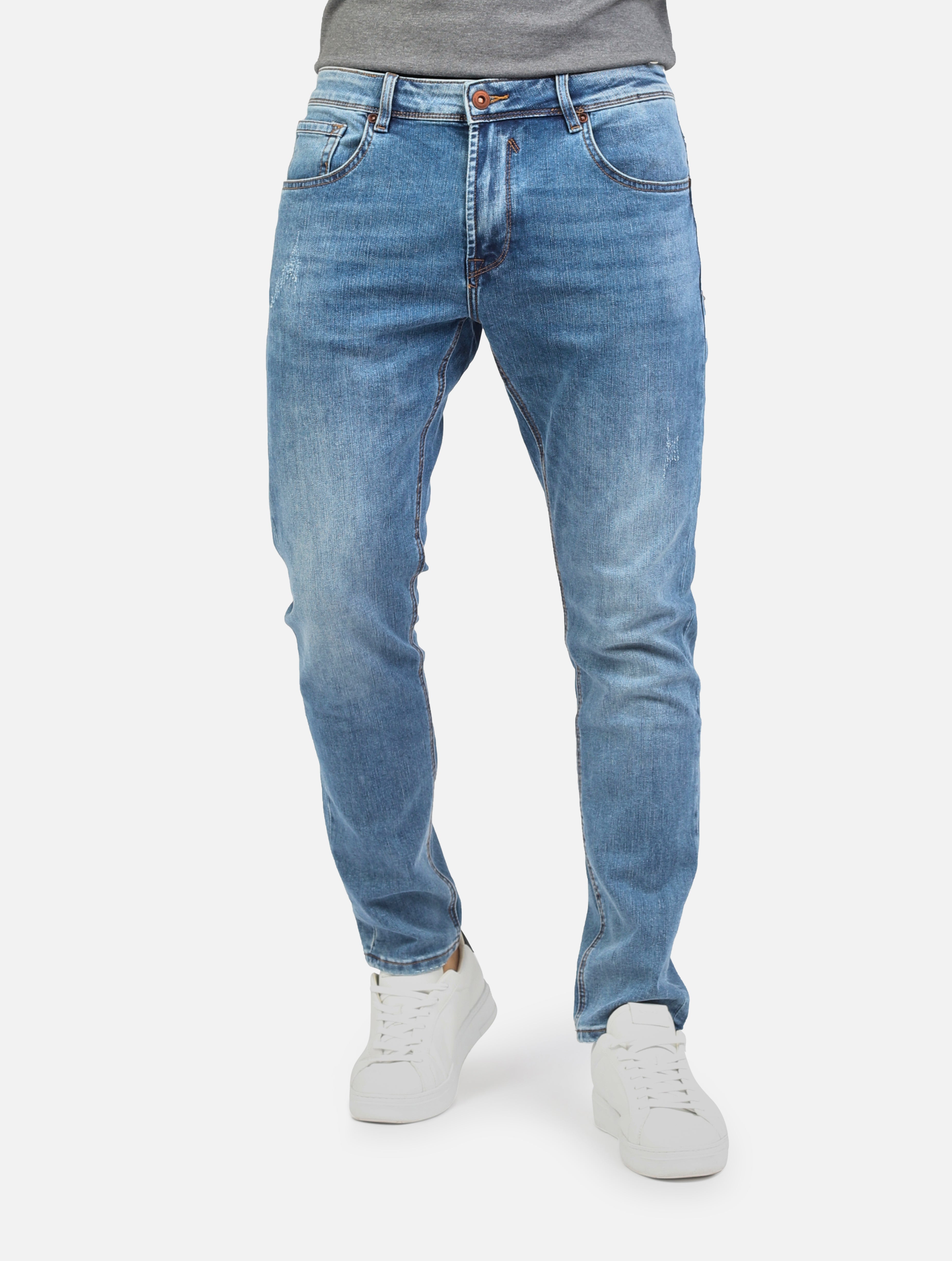 jeans kevin con leggere abrasioni, skinny fit