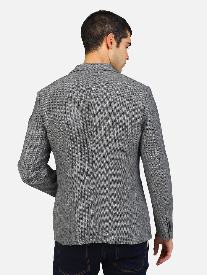 giacca monopetto blazer spigato