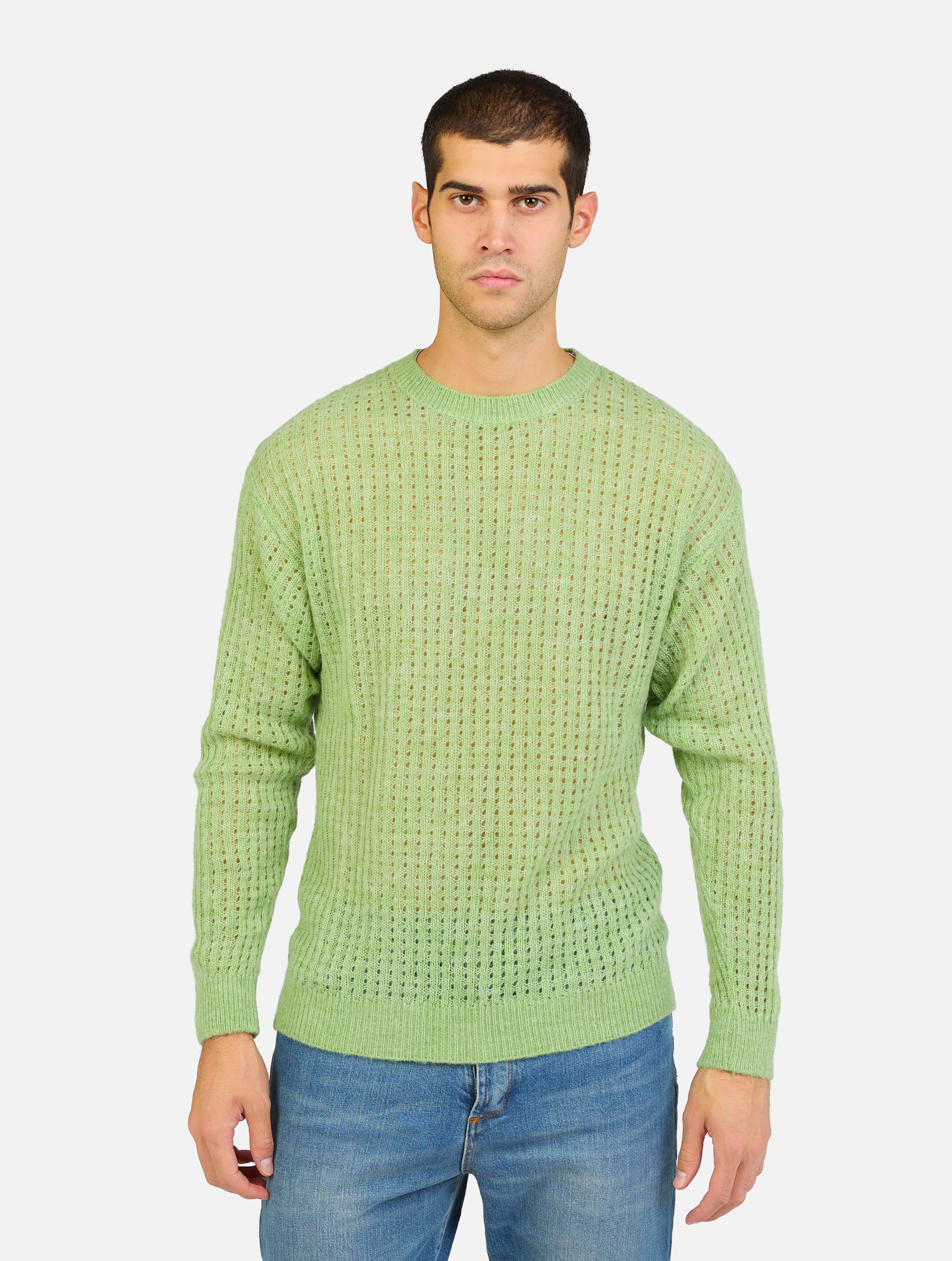 maglia girocollo menta