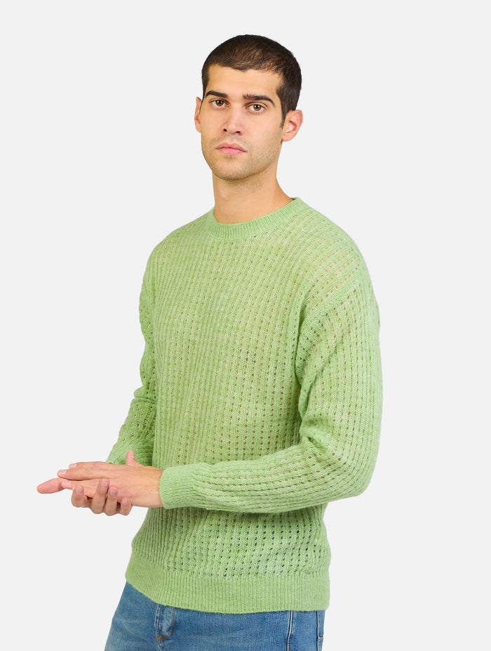 maglia girocollo menta