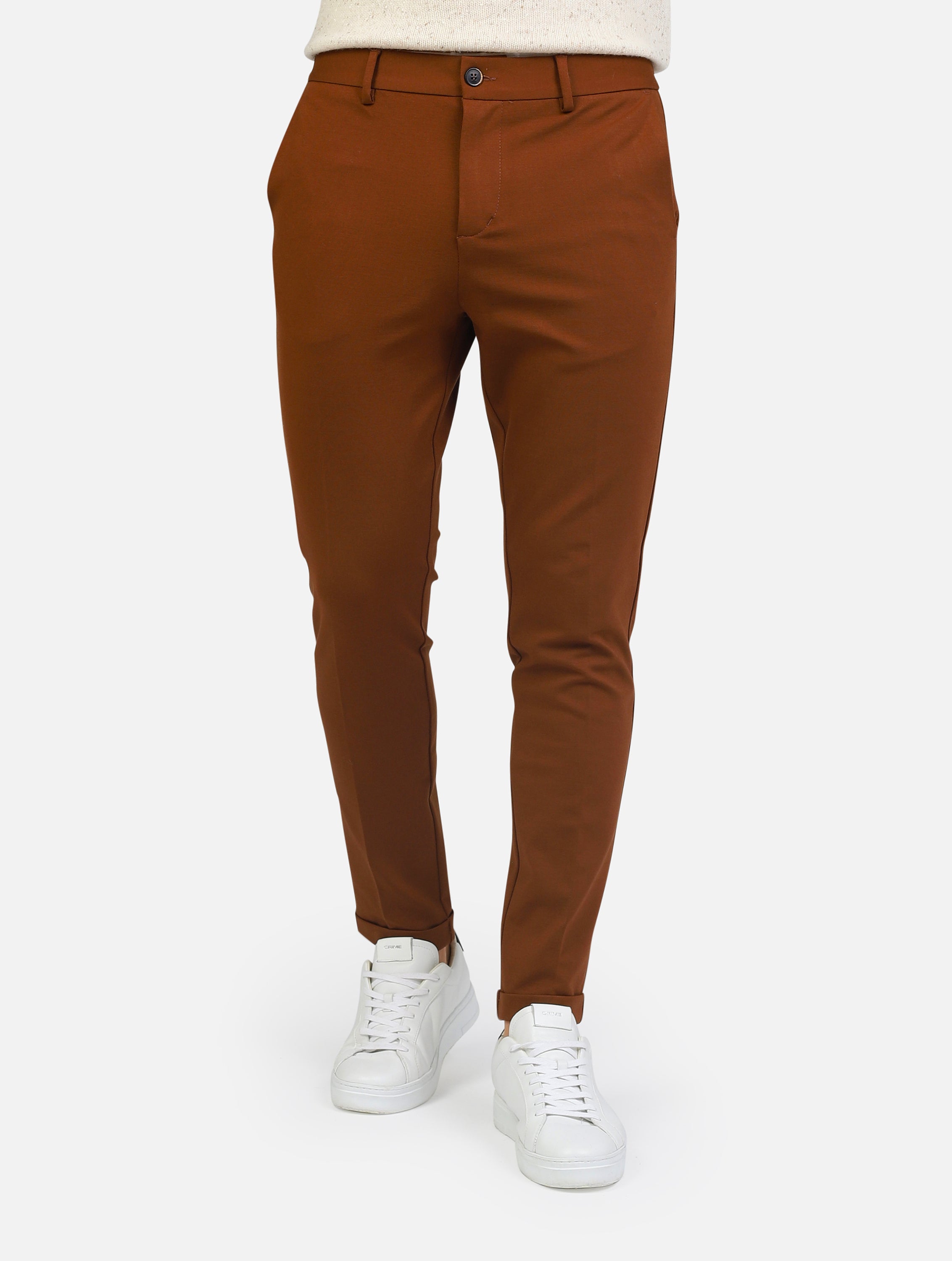 pantalone chino slim fit tasche doppio filetto