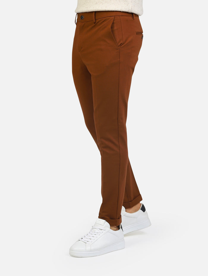 pantalone chino slim fit tasche doppio filetto