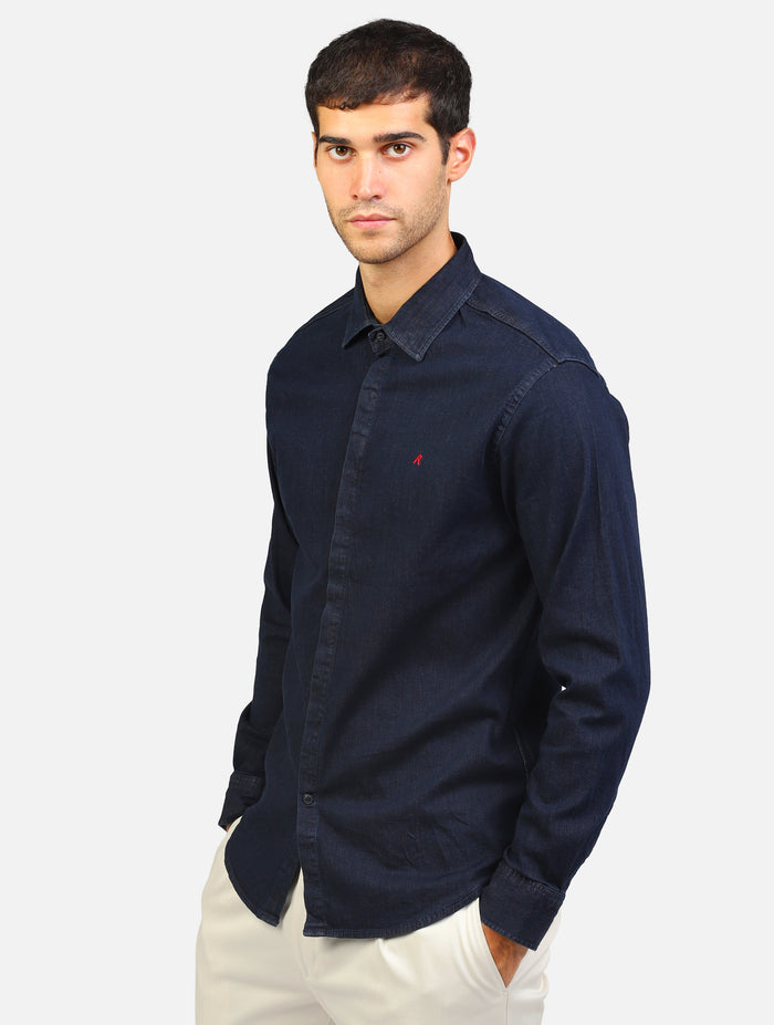 camicia denim slim fit