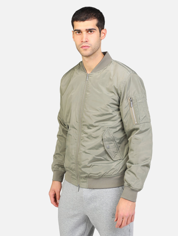 bomber con chiusura zip