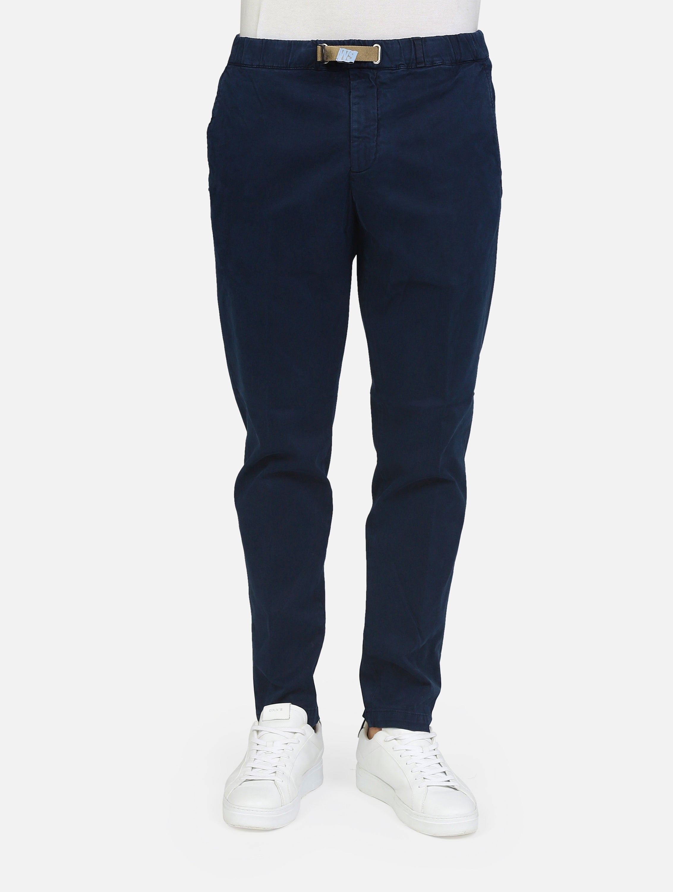 Pantalaccio lungo con tasche a taglio blu uomo 