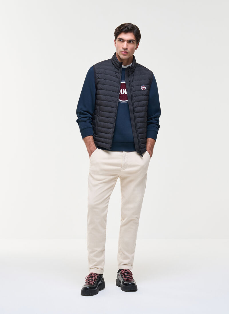Gilet piumino smanicato black uomo 