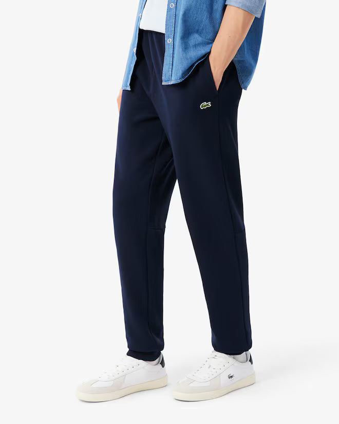 pantalone in felpa classico con logo lacoste
