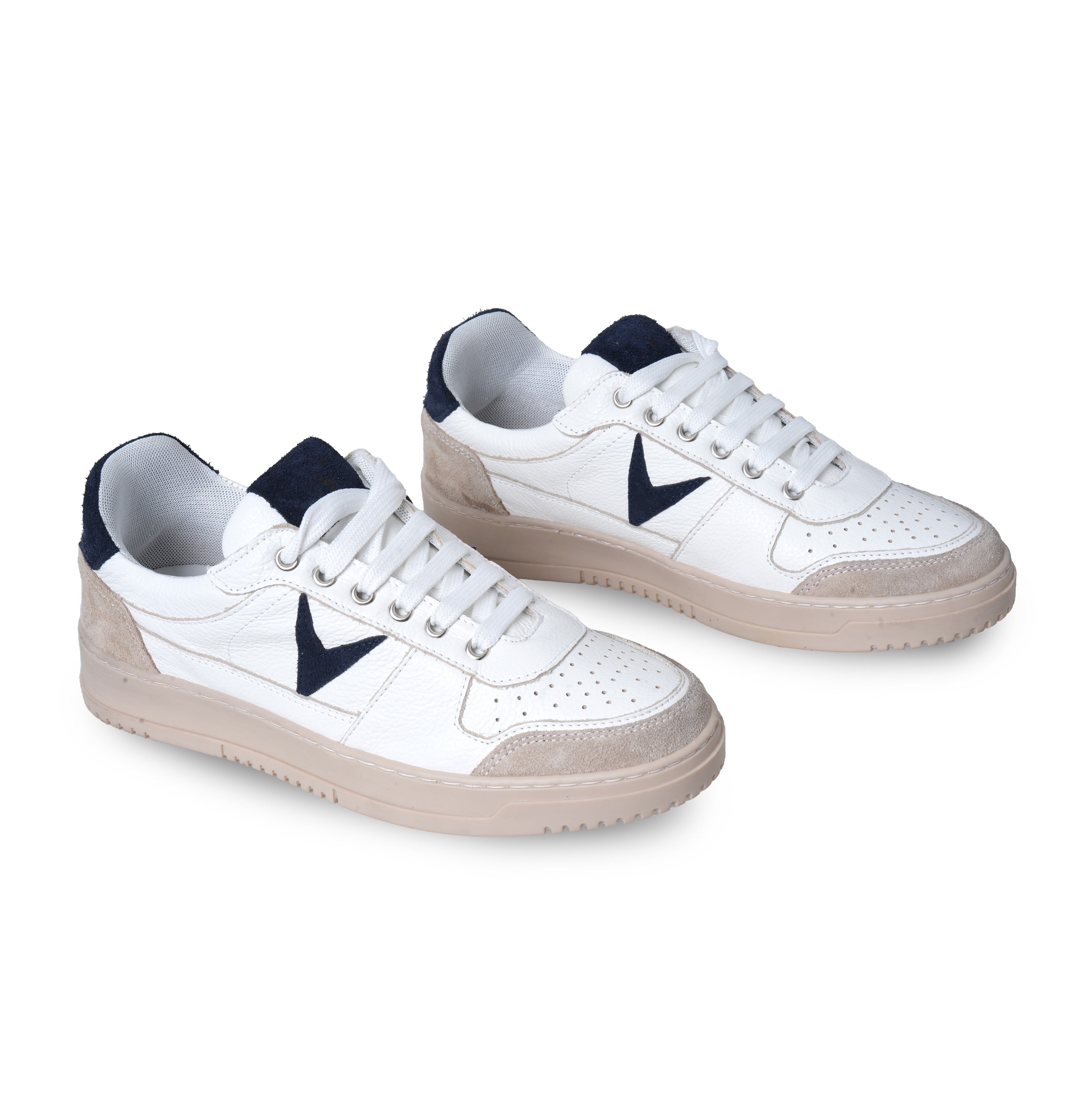 Vegas - sneakers a suola alta retro blu blu uomo 