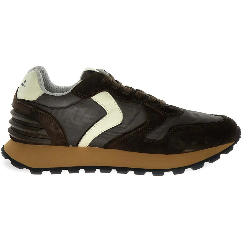 Scarpa suede-nylon delavè  dark brown man  - 2