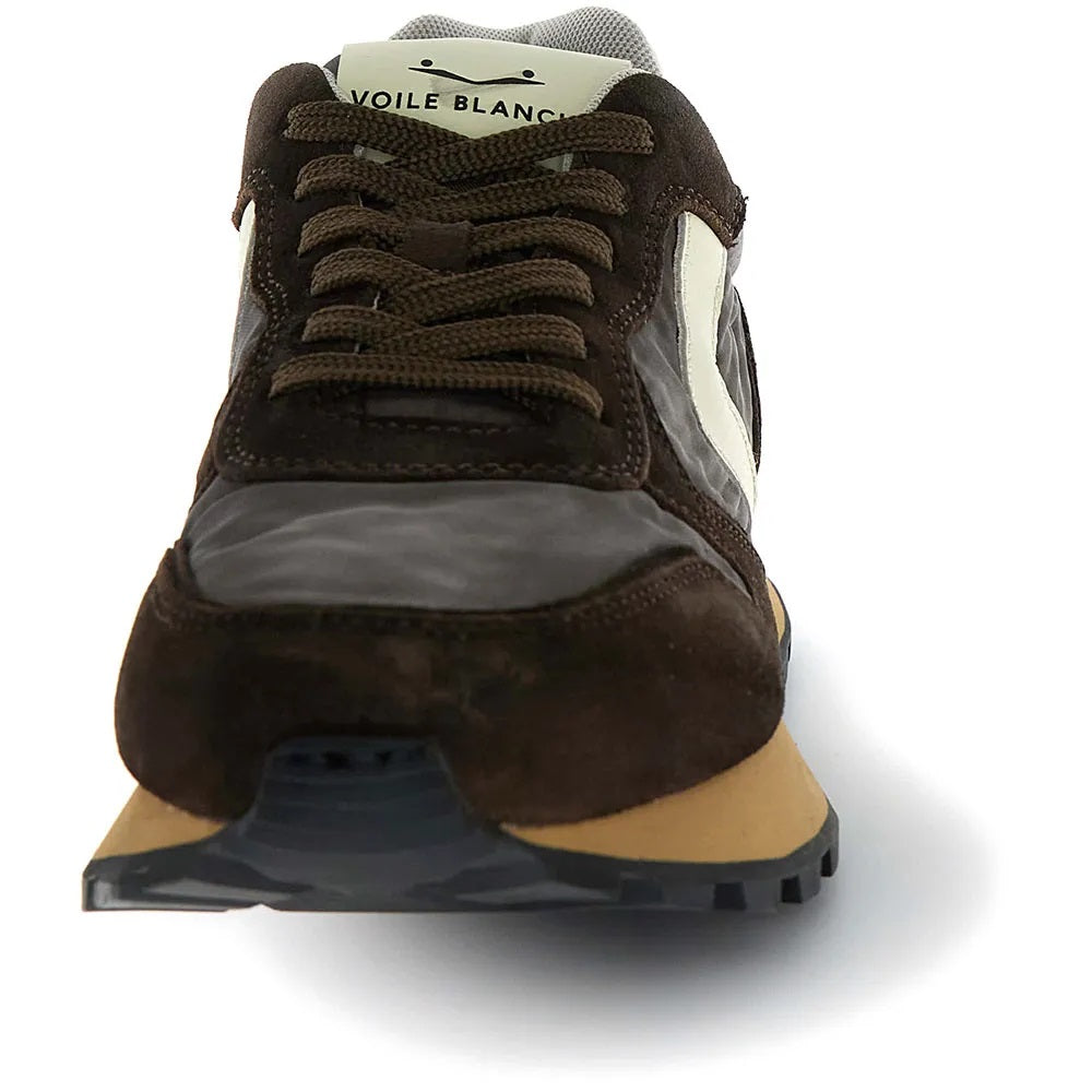 Scarpa suede-nylon delavè  dark brown man  - 3