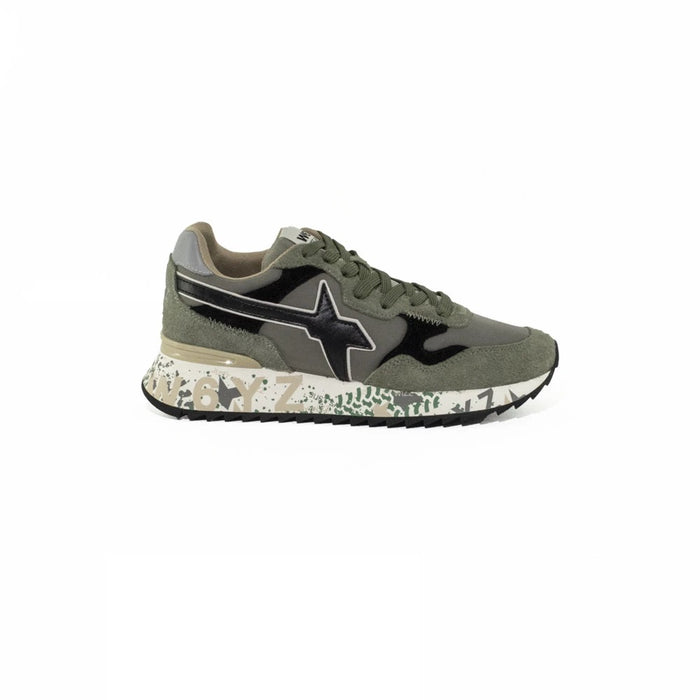 sneakers brushed nylon print
