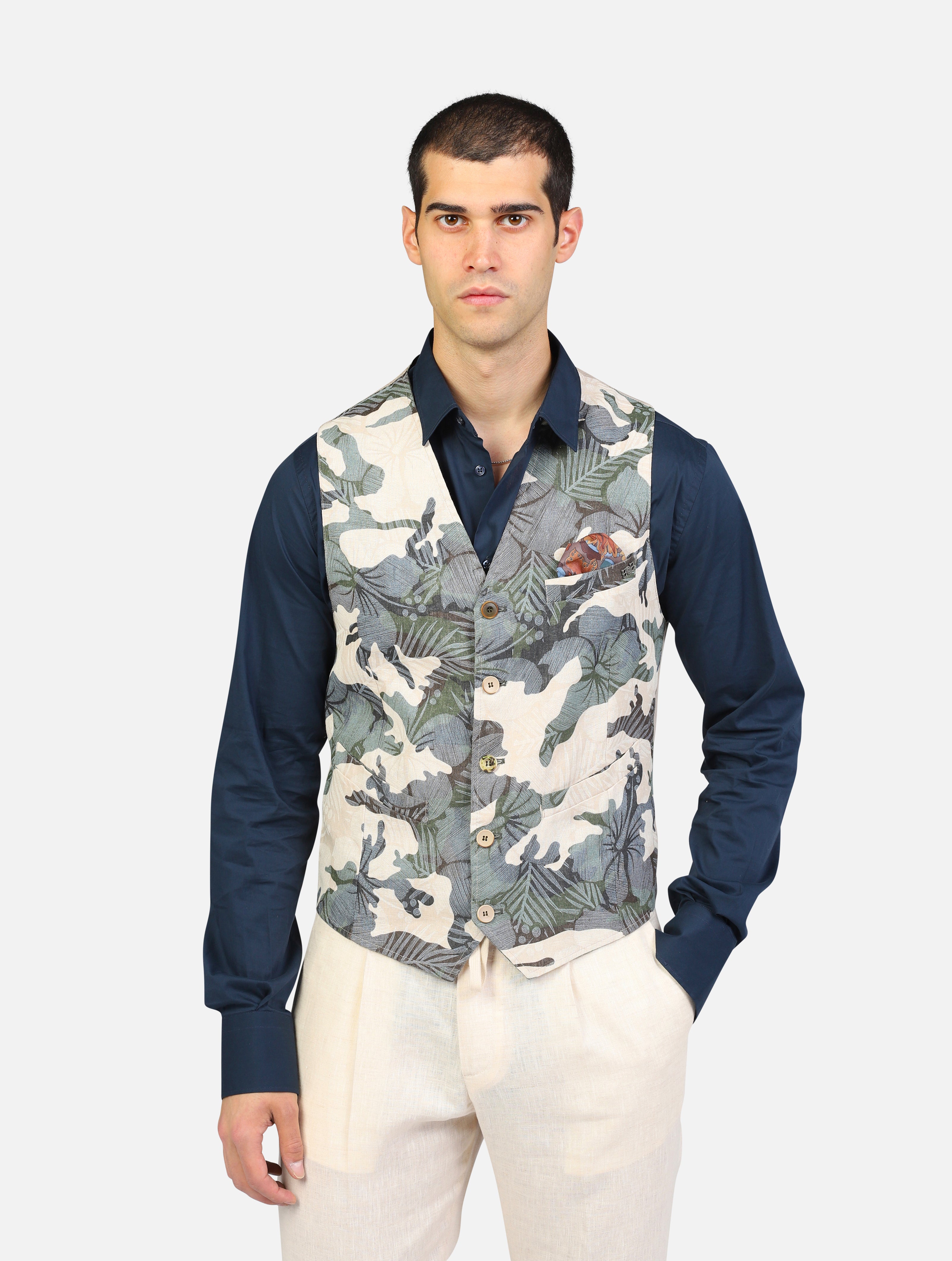 Gilet bob  camo uomo 