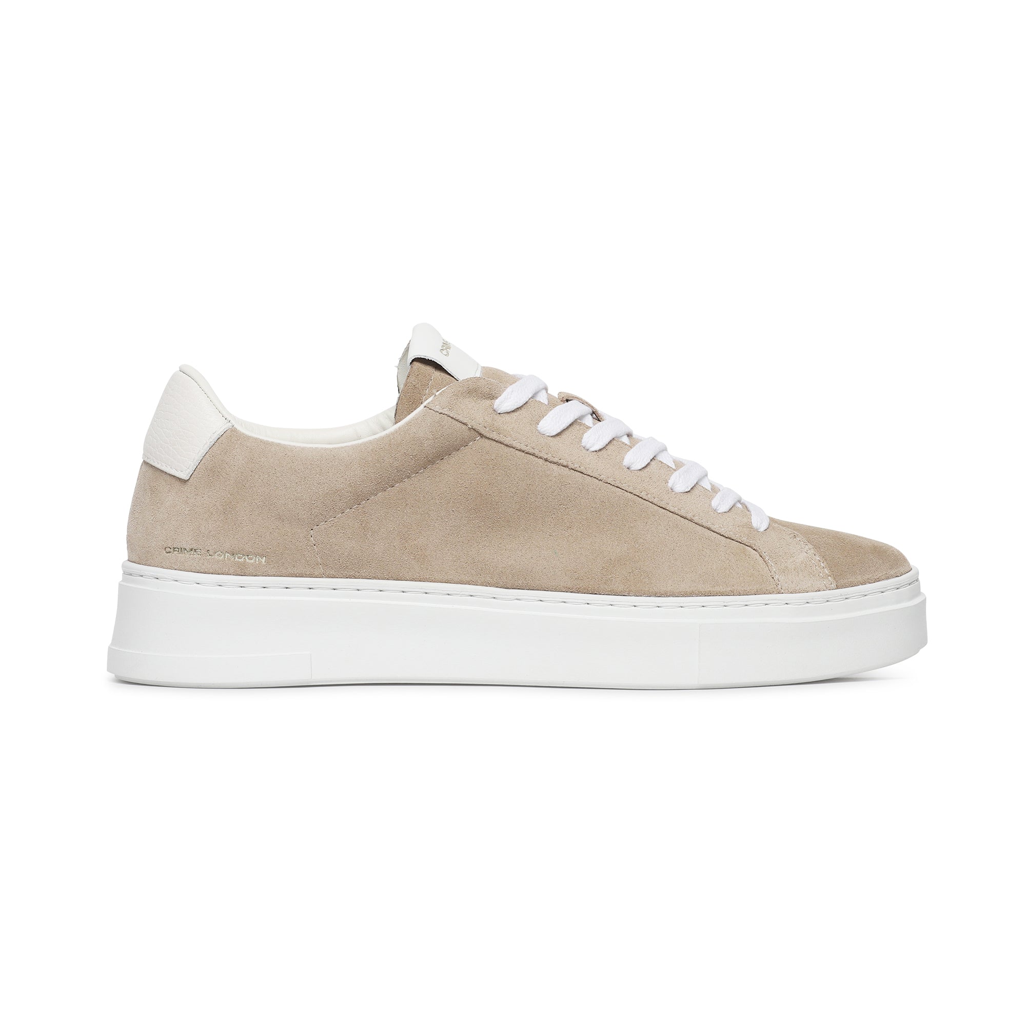 sneaker realizzata con materiali di alta qualità made in italy, tomaia in calf leather white con tallone in pelle nera, linguetta con label in pelle logata - EXTRALIGHT16800PP5BBEIGE