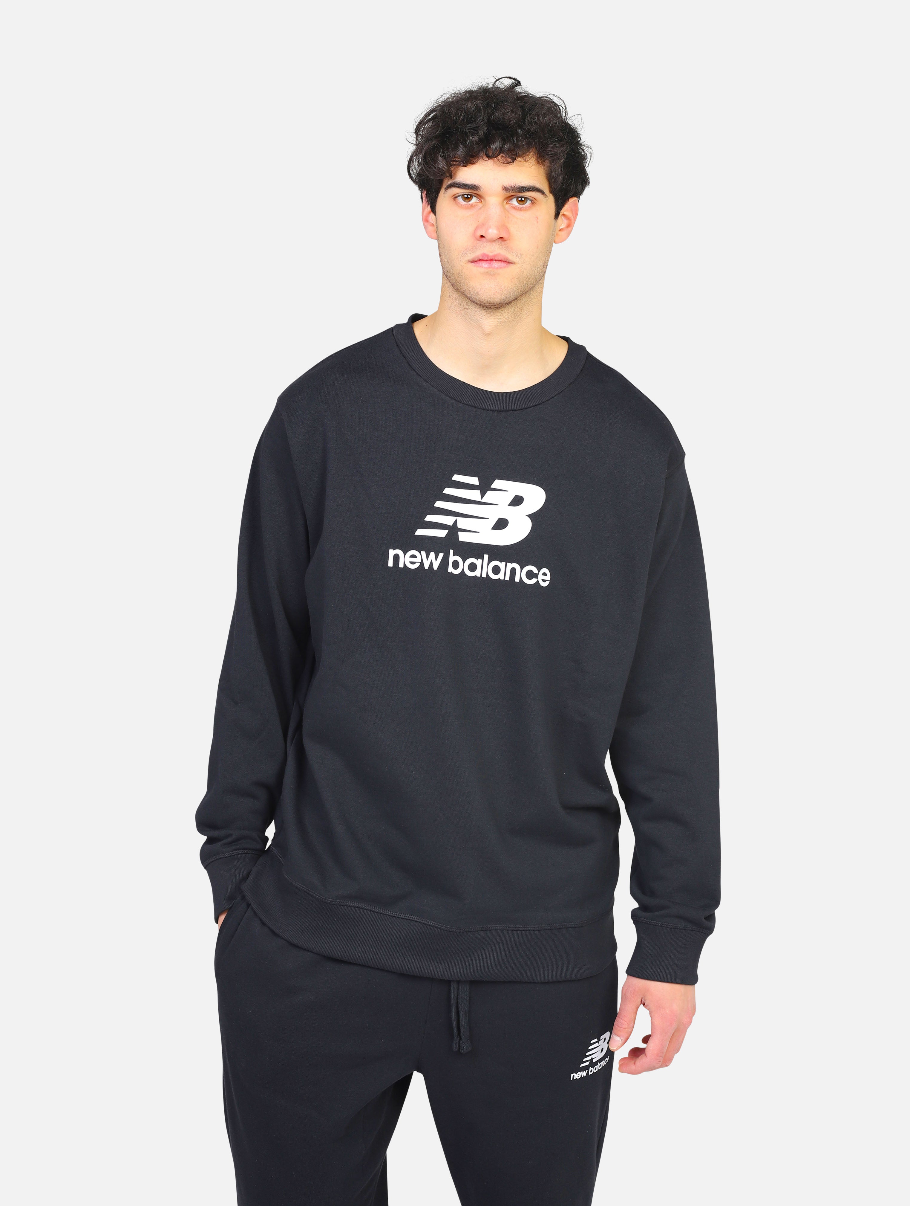 T-shirt new balance  -  black uomo 