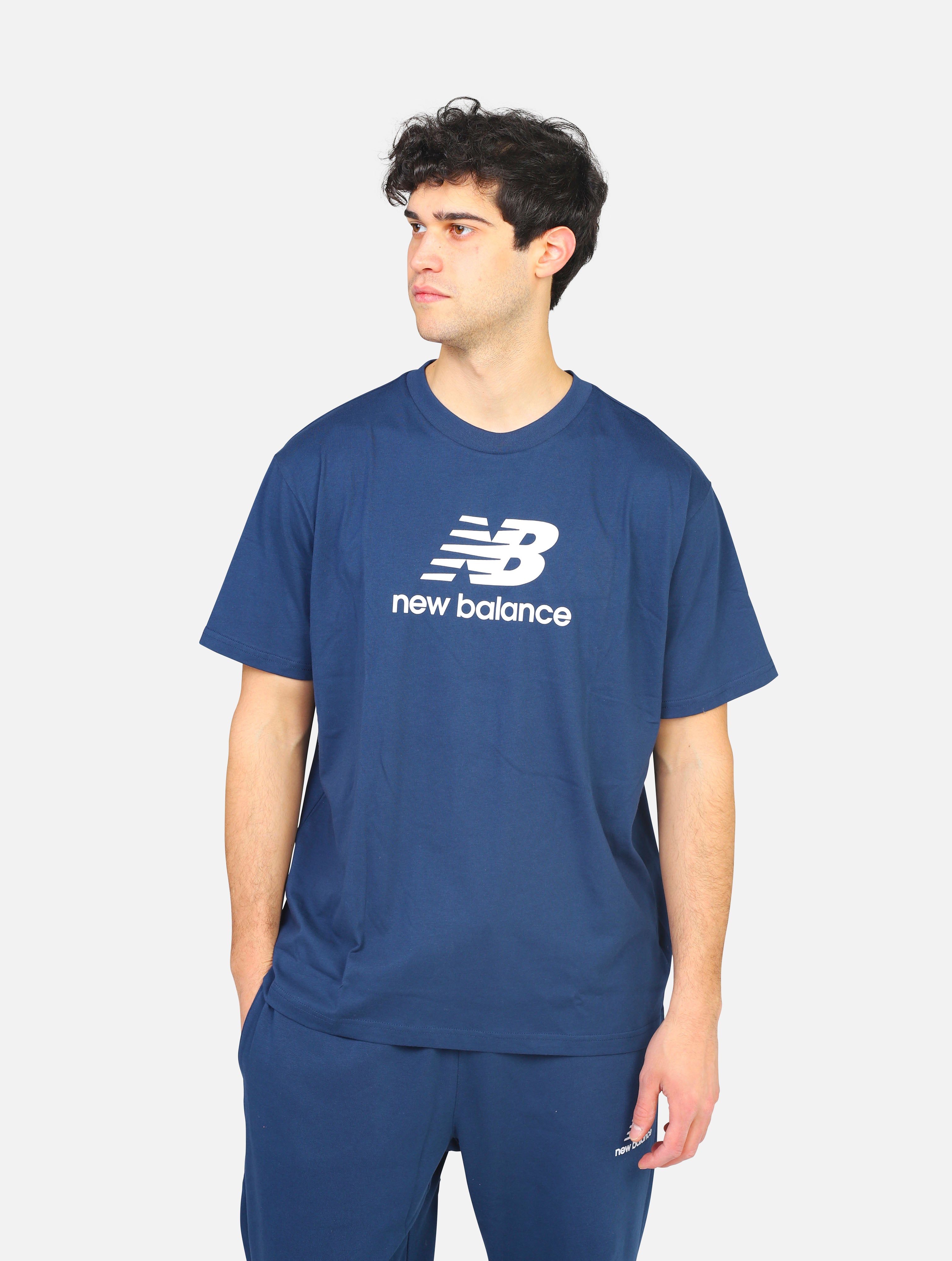 t-shirt NEW BALANCE - MT31541BLU NAVY