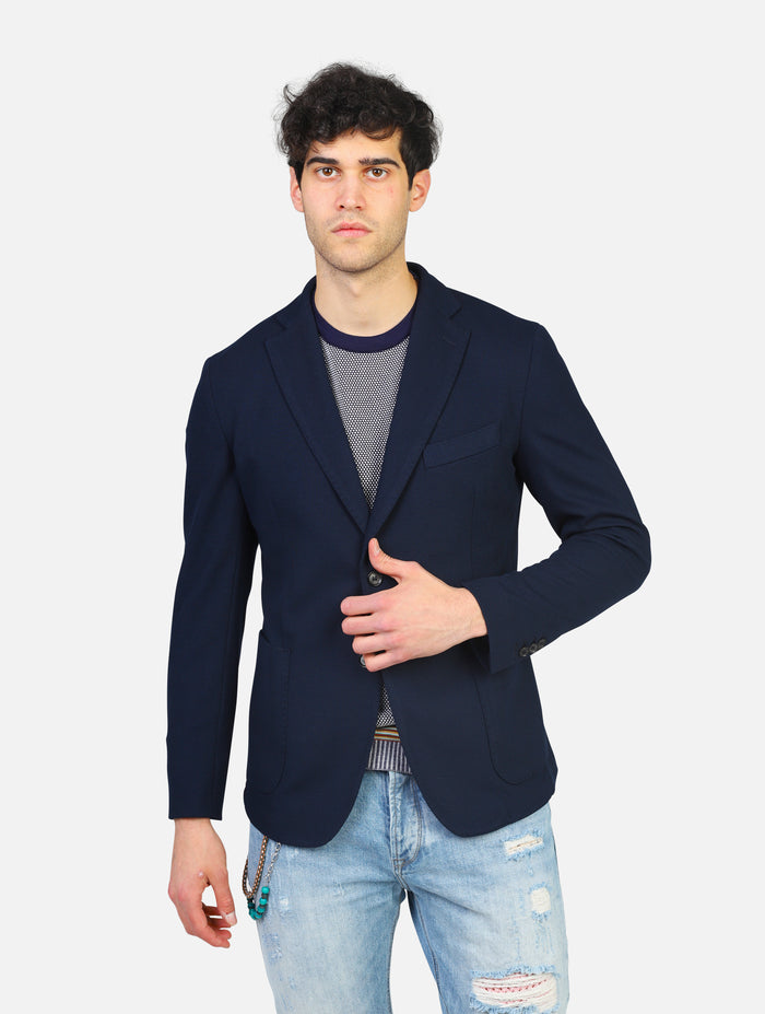 giacca OUTFIT - OF1S2S3G005IL BUON VINO BLU NAVY